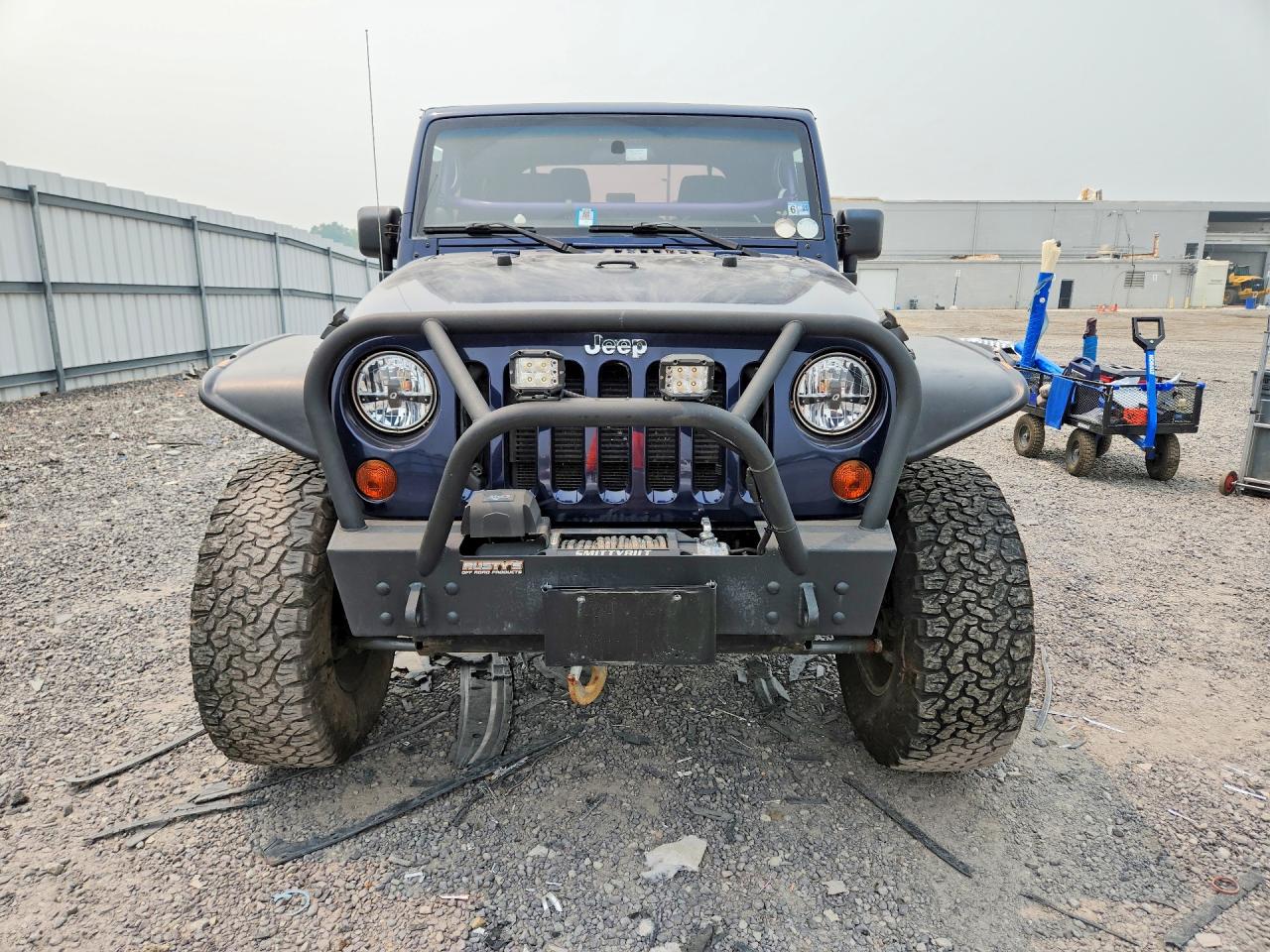 2013 Jeep Wrangler Blue vin: 1C4AJWAG6DL516626