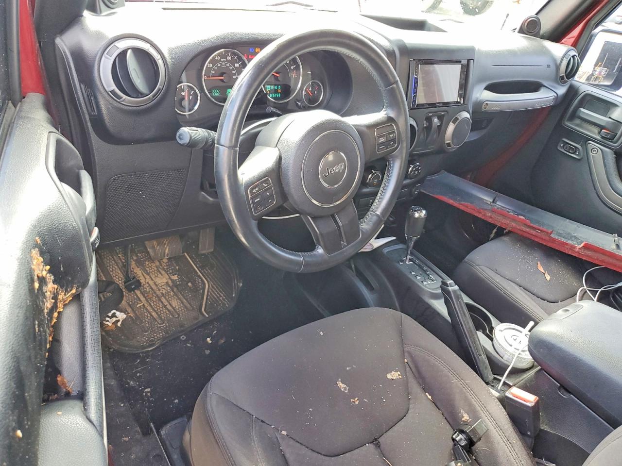 2013 Jeep Wrangler Sport Red vin: 1C4AJWAG6DL563963