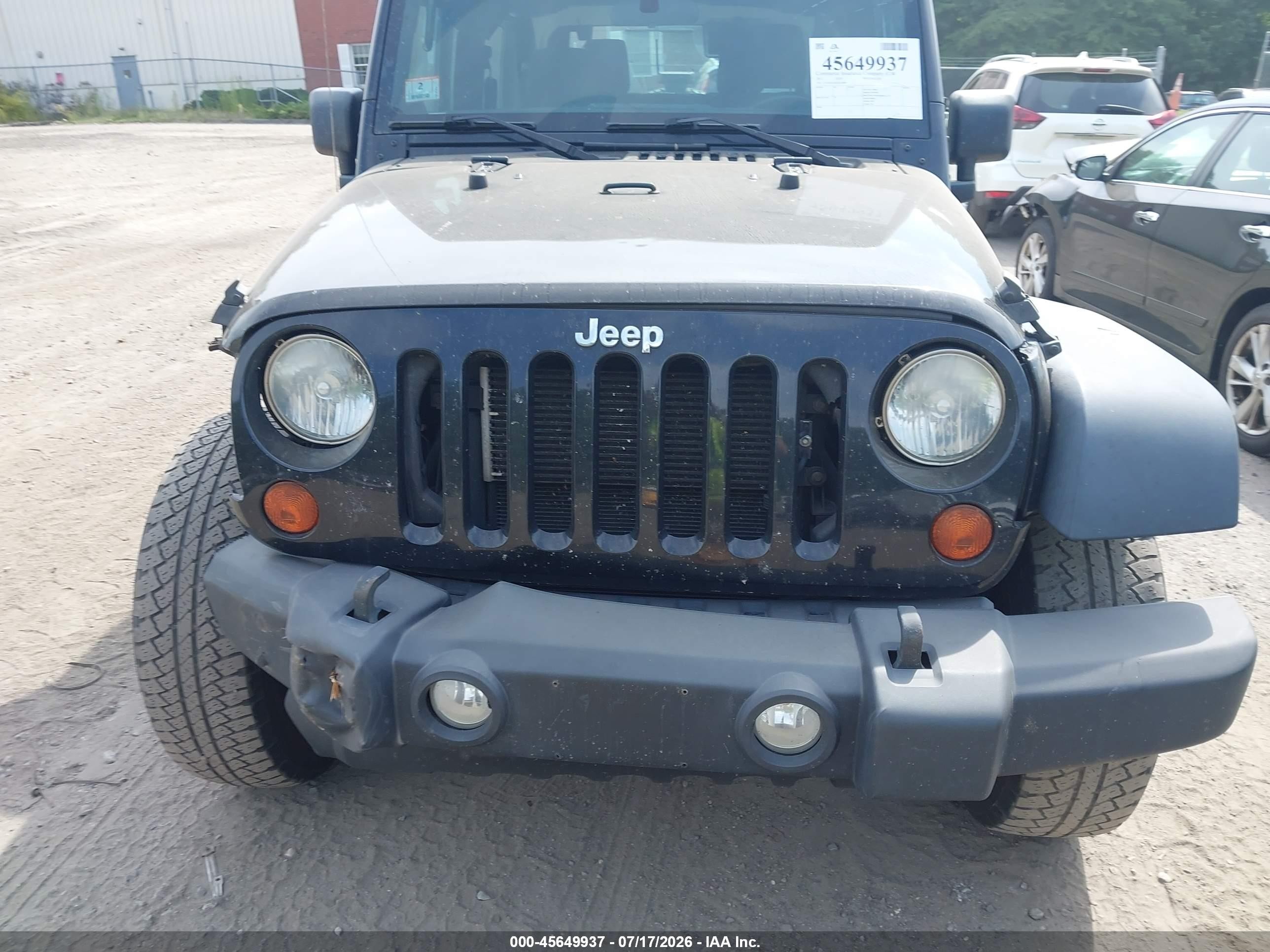 2013 Jeep Wrangler Sport Черный vin: 1C4AJWAG6DL649807