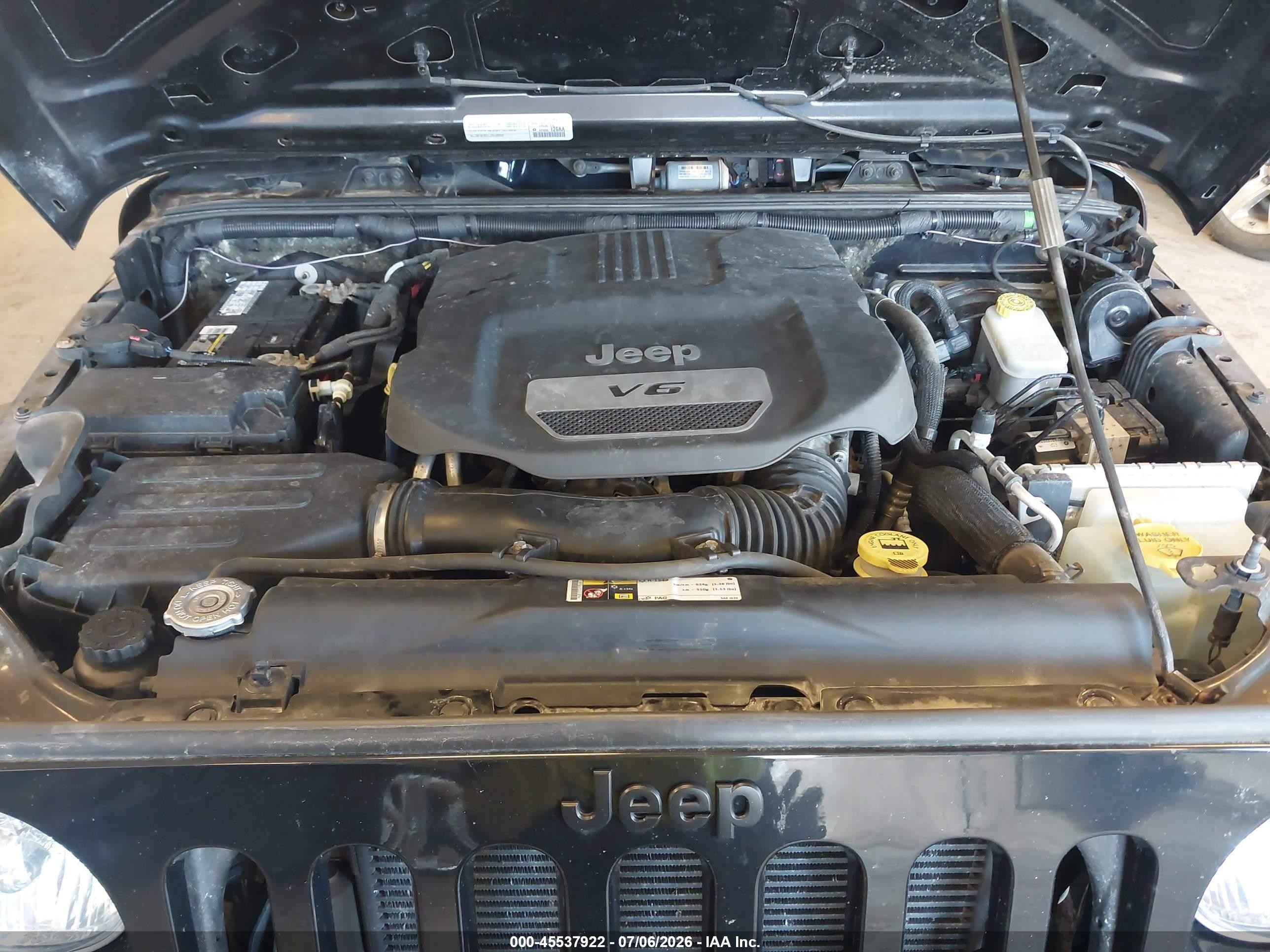 2015 Jeep Wrangler Willys Wheeler Black vin: 1C4AJWAG6FL565795