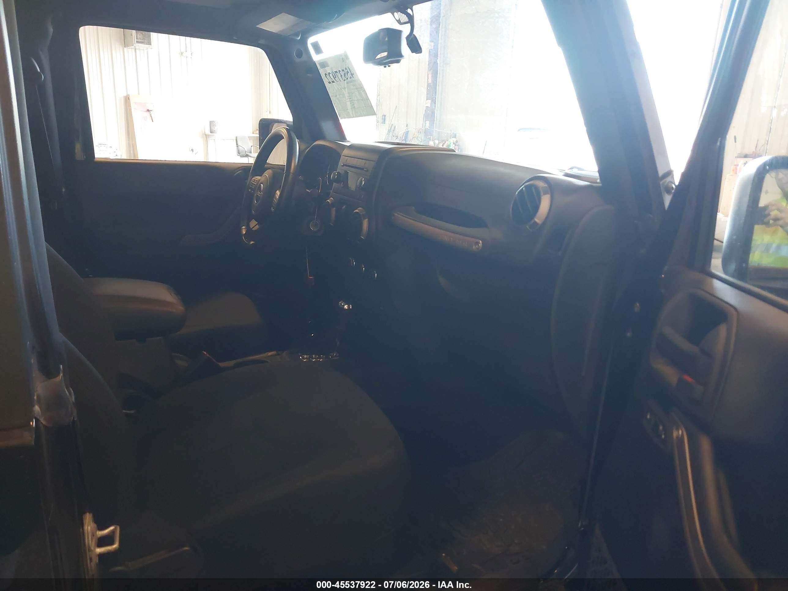2015 Jeep Wrangler Willys Wheeler Black vin: 1C4AJWAG6FL565795