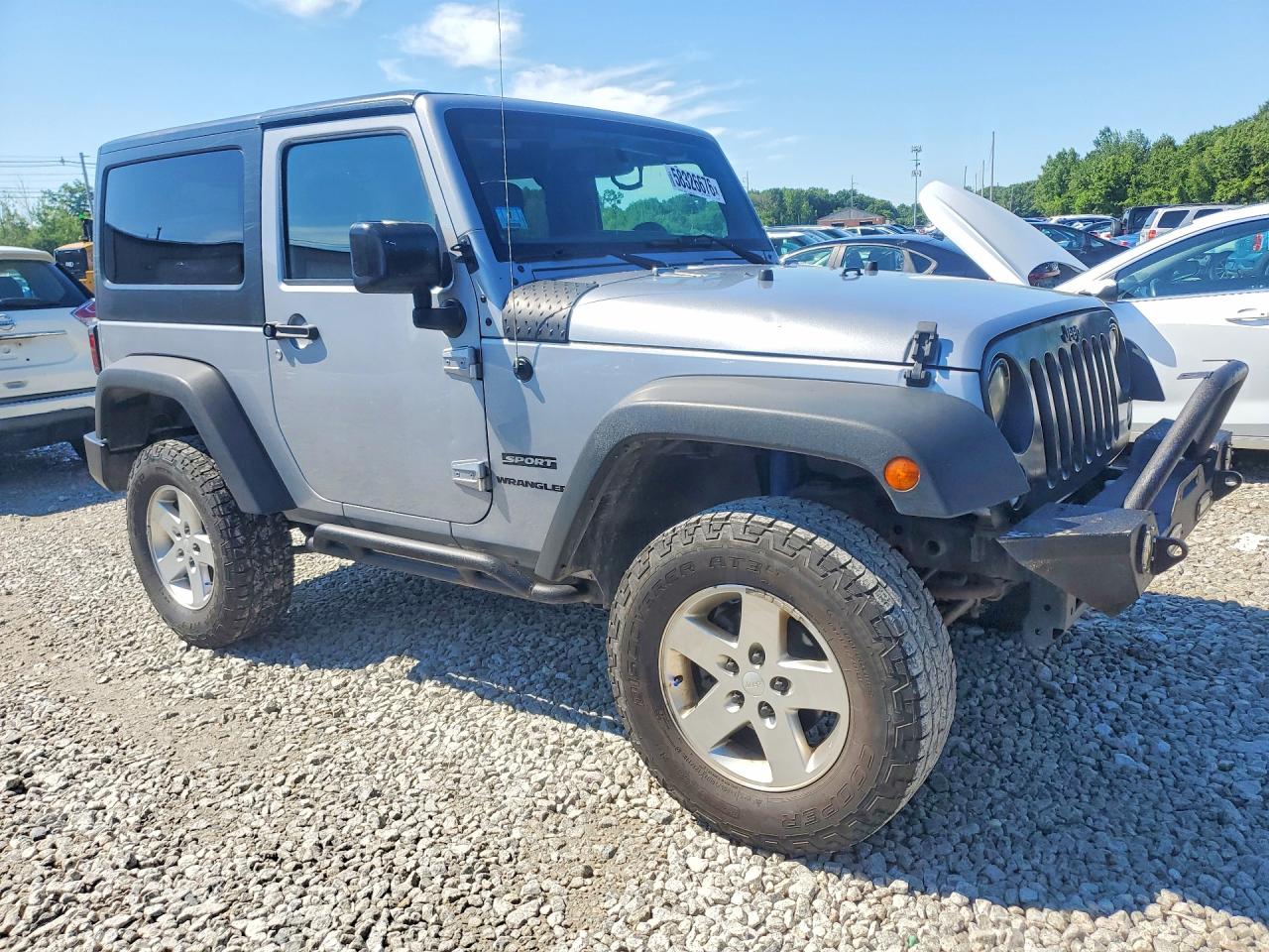 2015 Jeep Wrangler Sport Серый vin: 1C4AJWAG6FL608418