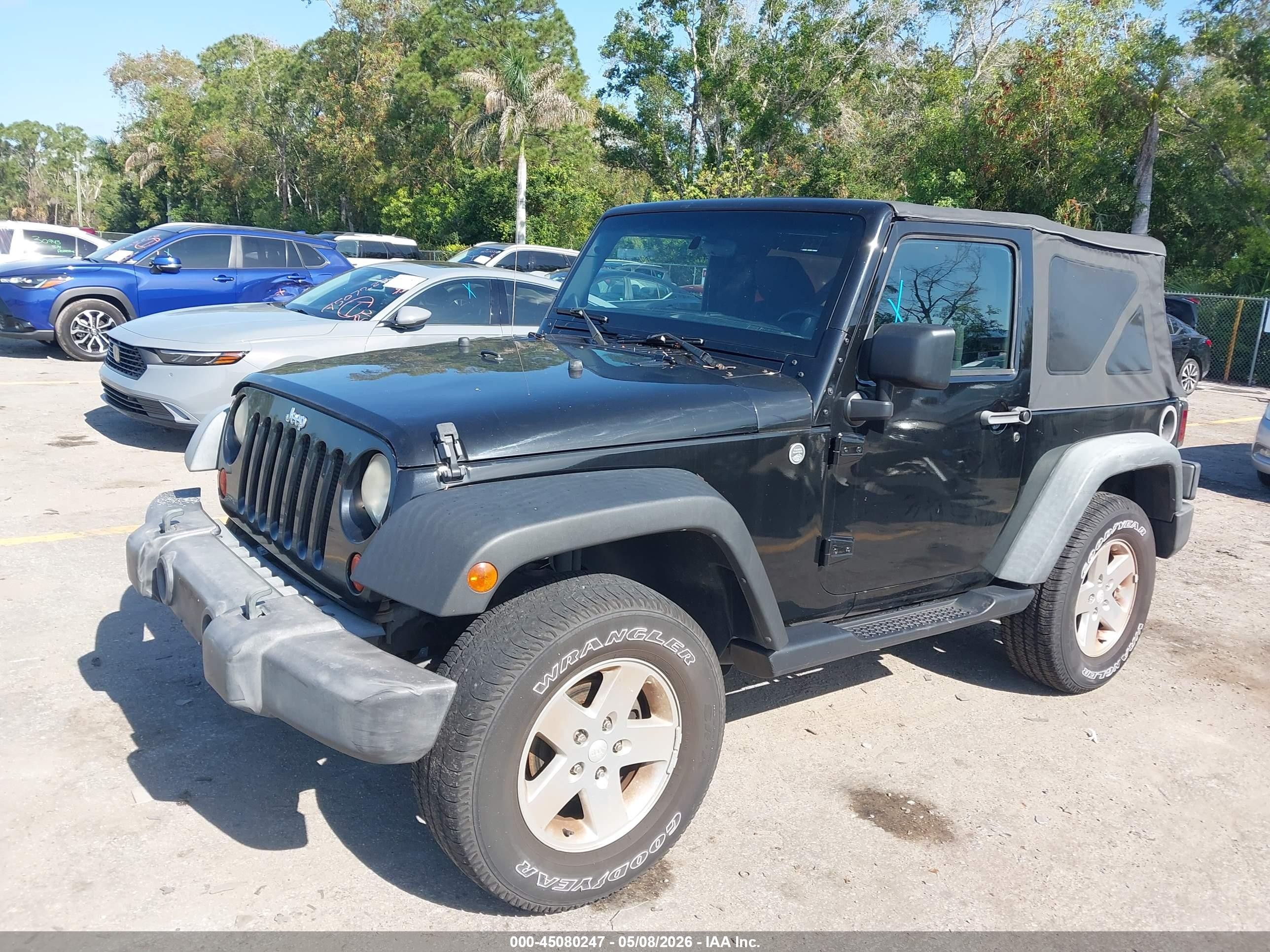 2012 Jeep Wrangler Sport Черный vin: 1C4AJWAG7CL134801