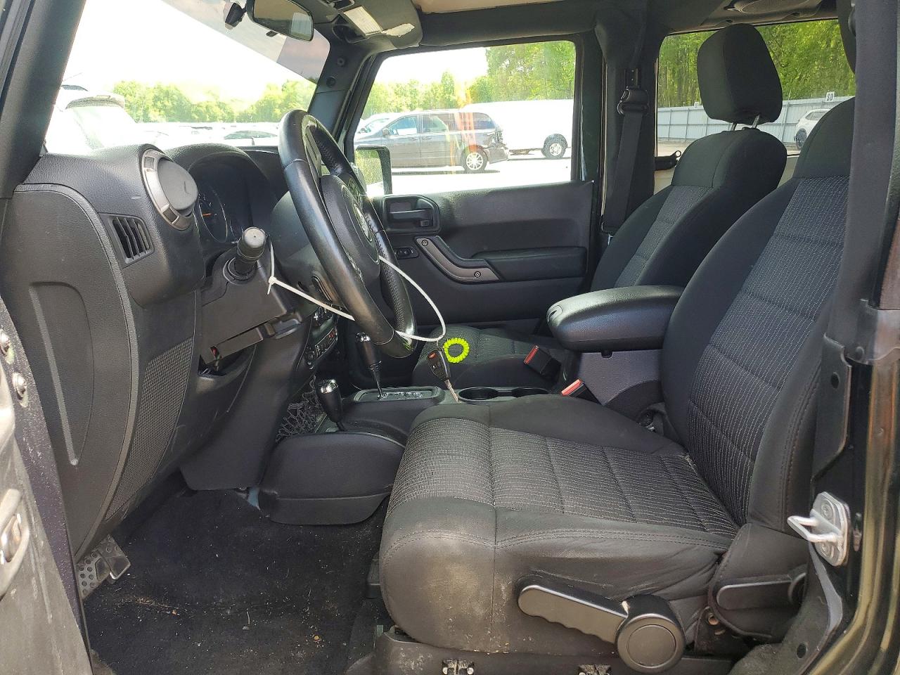 2012 Jeep Wrangler Sport Green vin: 1C4AJWAG7CL136841
