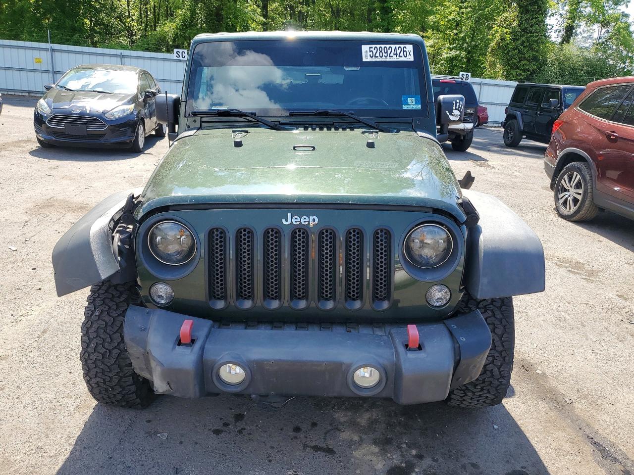 2012 Jeep Wrangler Sport Green vin: 1C4AJWAG7CL136841