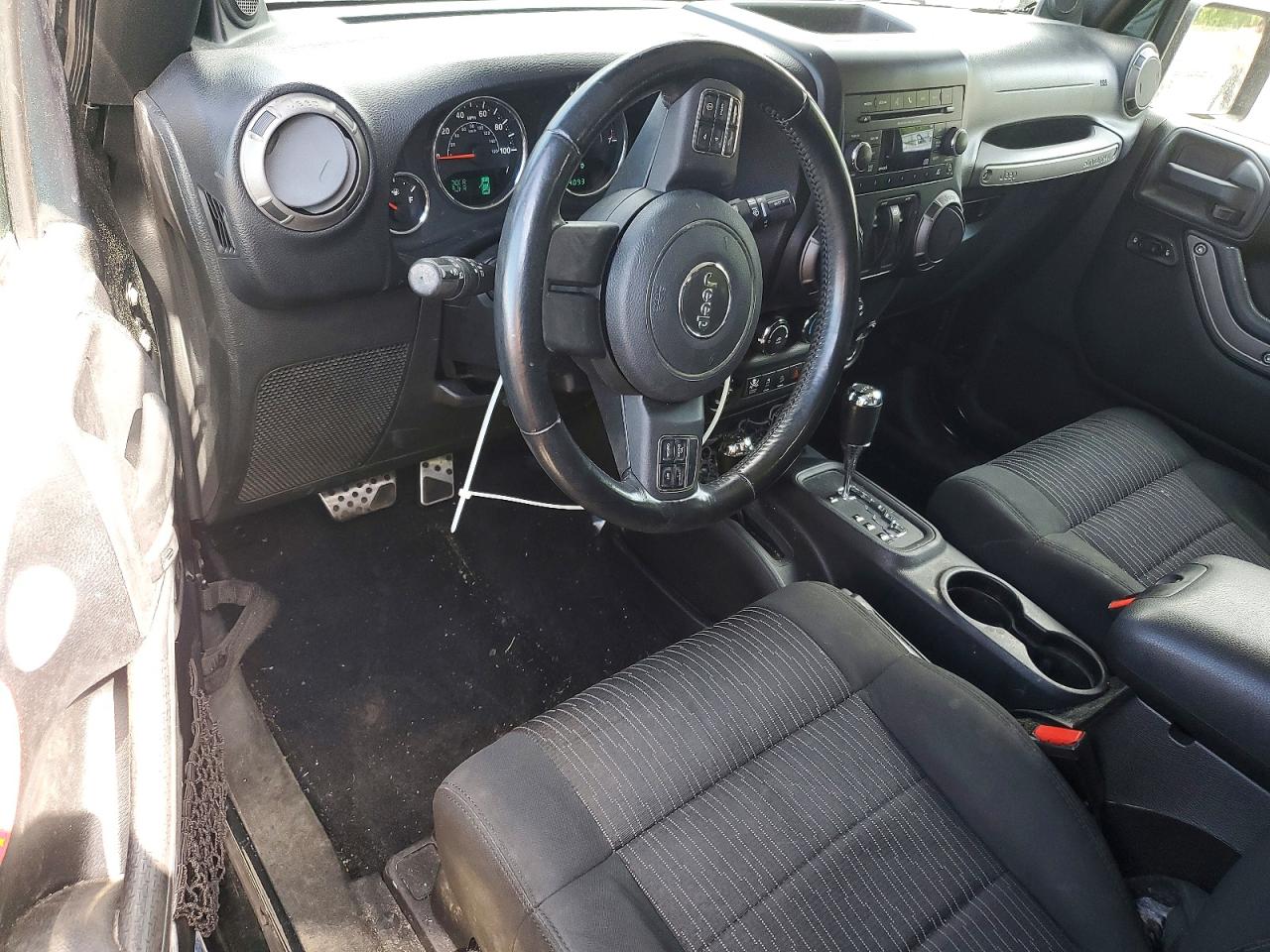 2012 Jeep Wrangler Sport Green vin: 1C4AJWAG7CL136841