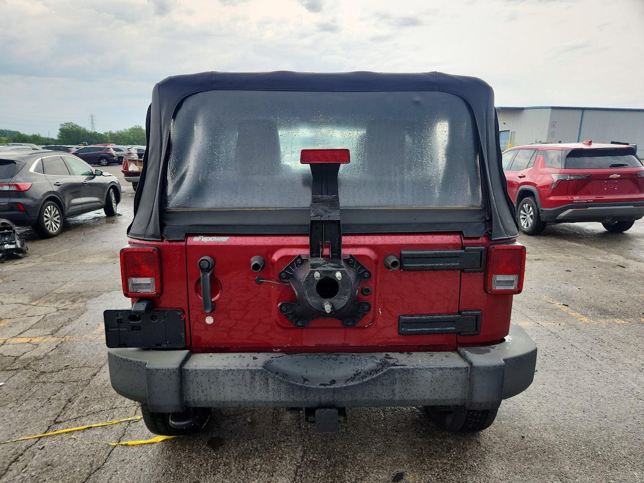 2012 Jeep Wrangler Sport Burgundy vin: 1C4AJWAG7CL210534