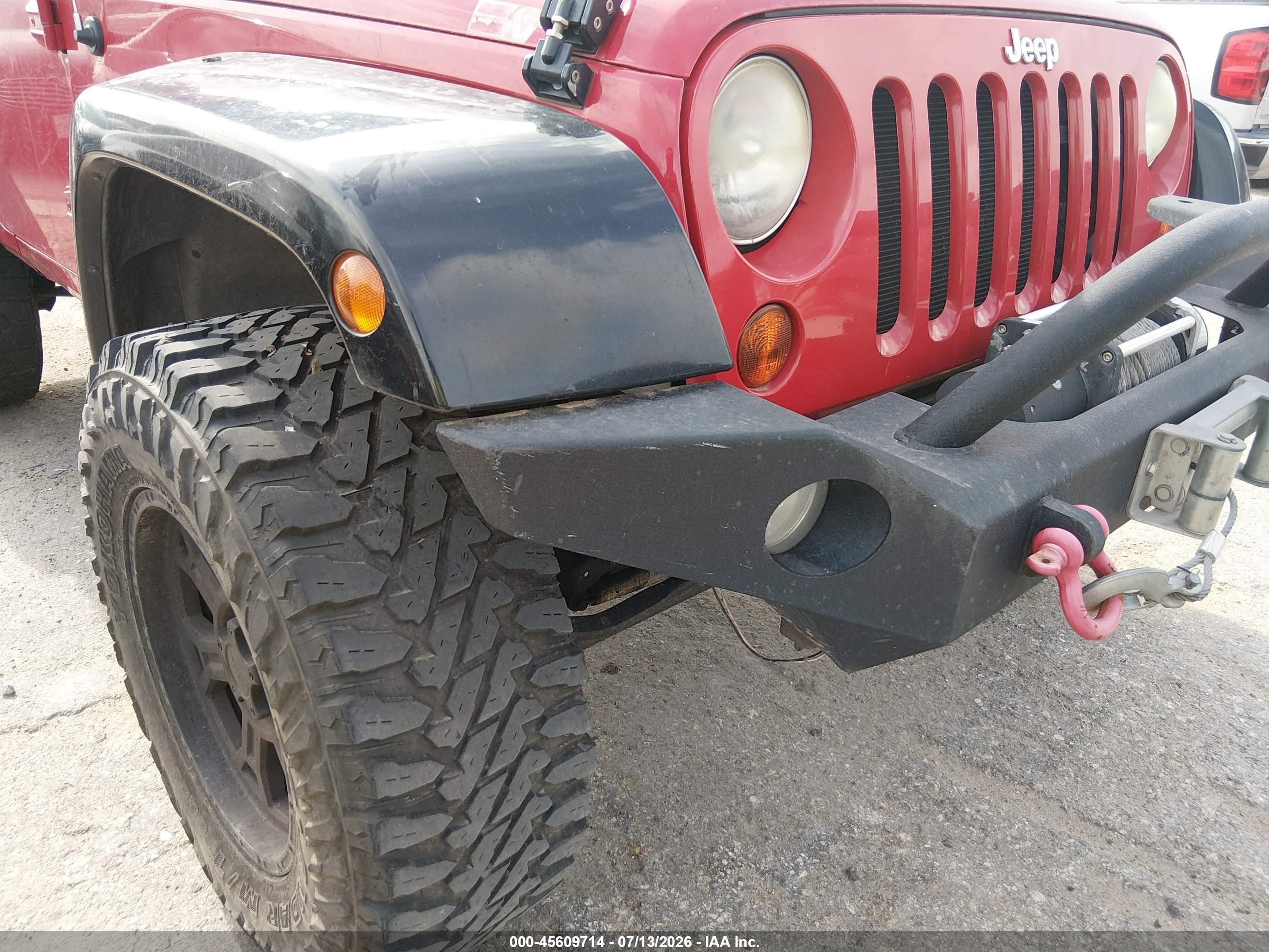 2012 Jeep Wrangler Sport Red vin: 1C4AJWAG7CL273777