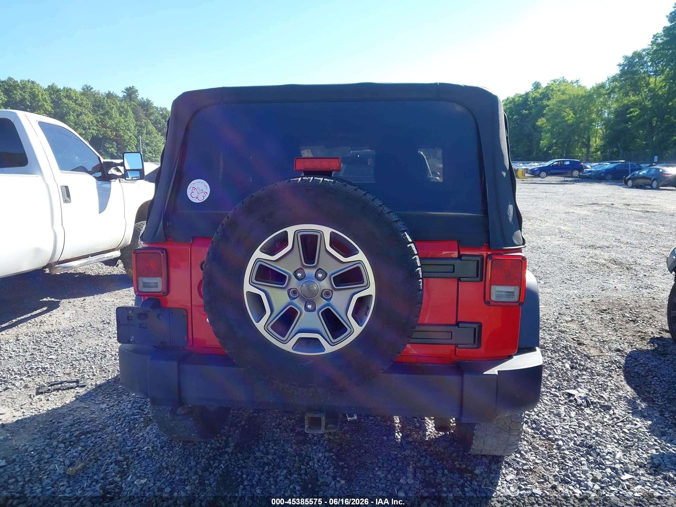 2012 Jeep Wrangler Sport Red vin: 1C4AJWAG7CL281460