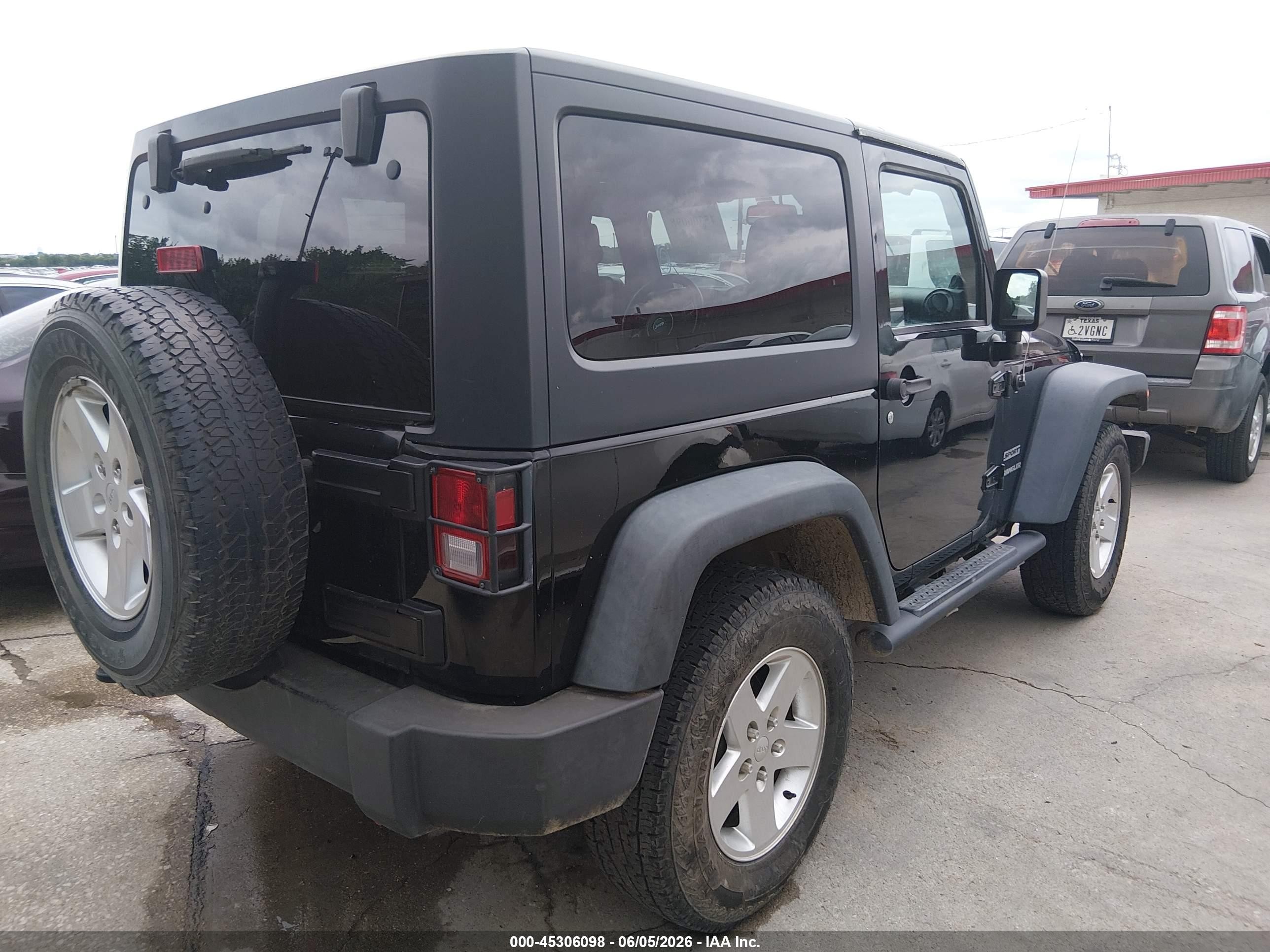 2013 Jeep Wrangler Sport Черный vin: 1C4AJWAG7DL590427