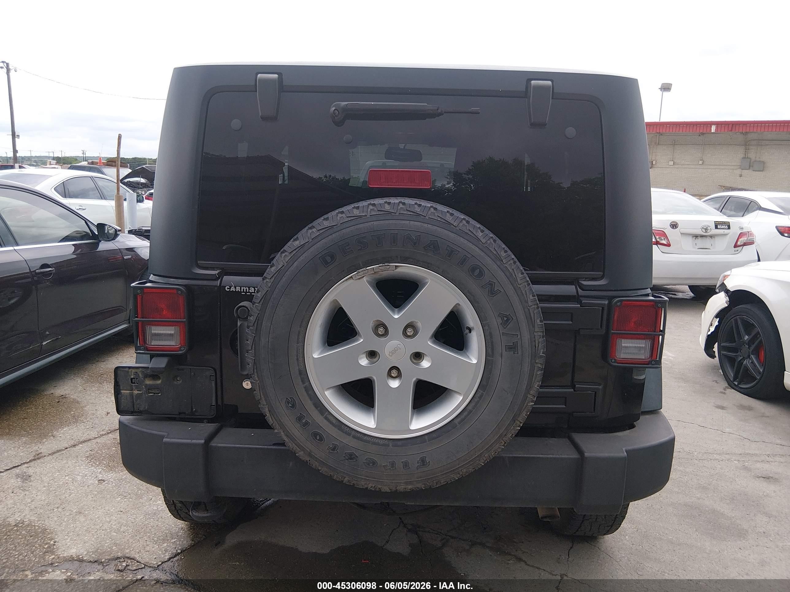 2013 Jeep Wrangler Sport Черный vin: 1C4AJWAG7DL590427