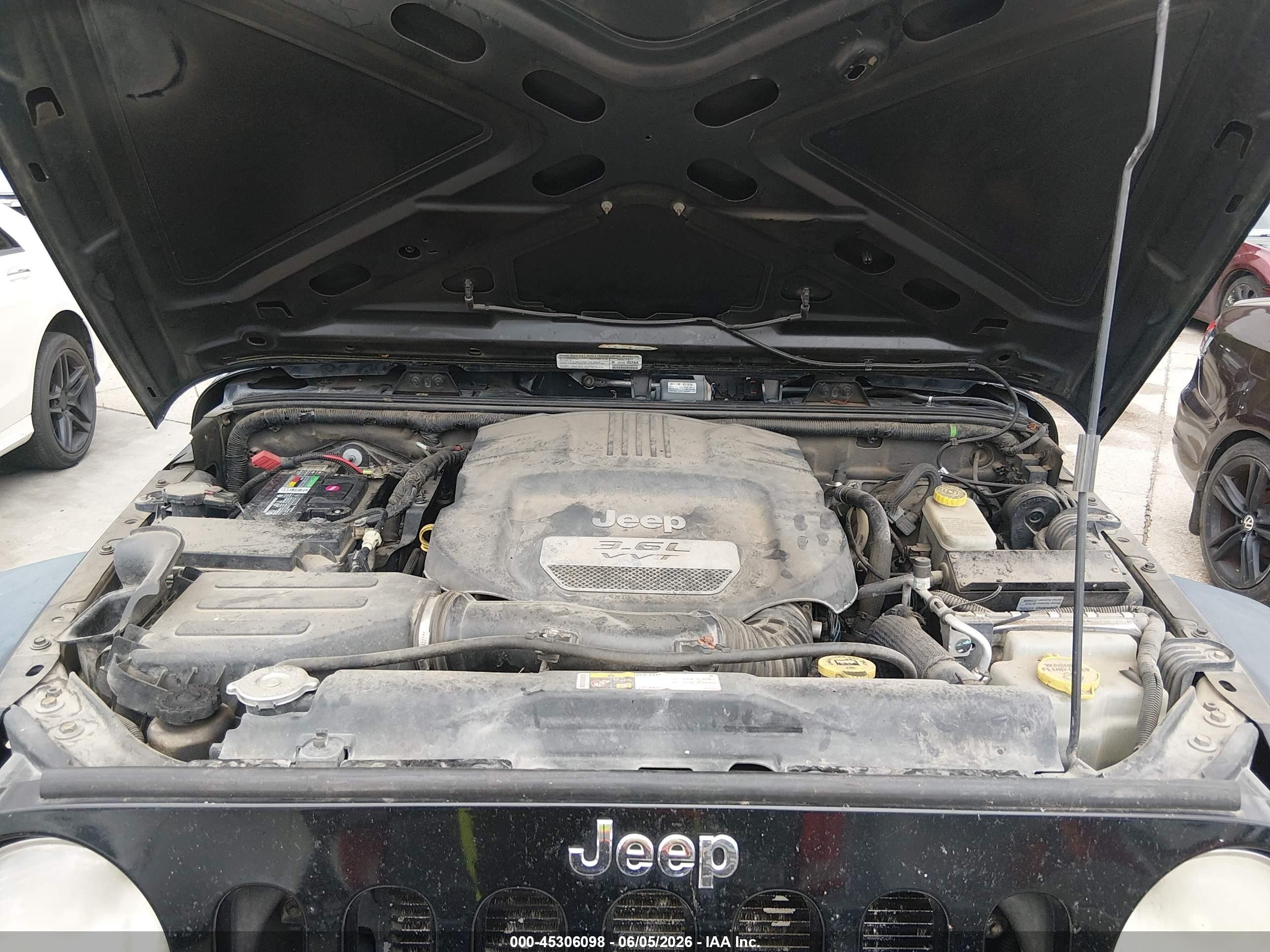 2013 Jeep Wrangler Sport Черный vin: 1C4AJWAG7DL590427