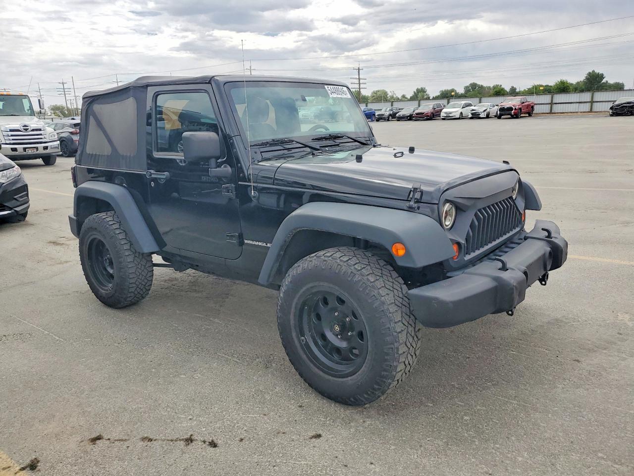 2013 Jeep Wrangler Sport Black vin: 1C4AJWAG7DL657933