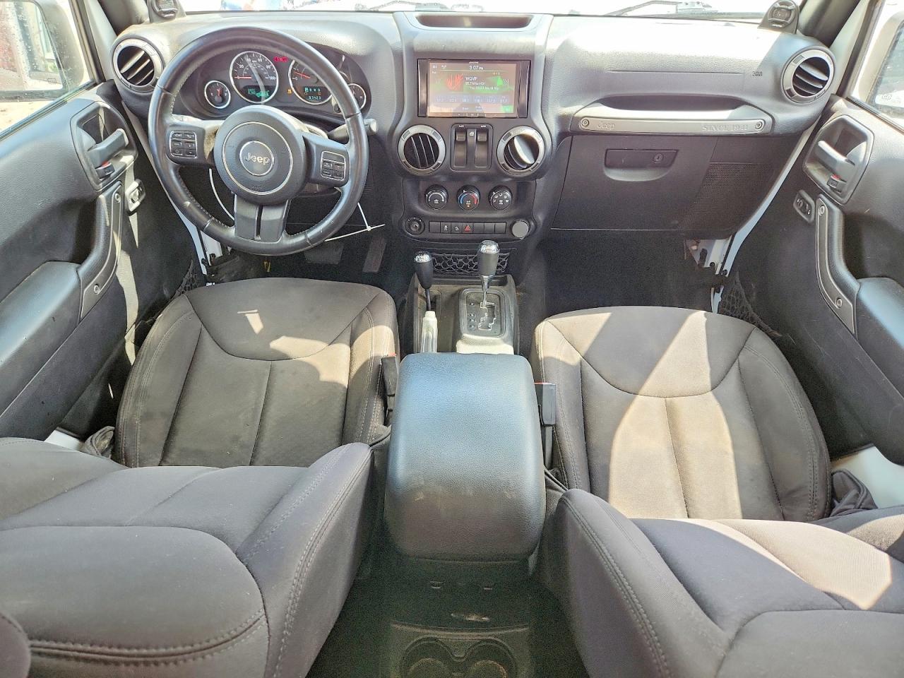 2014 Jeep Wrangler Sport White vin: 1C4AJWAG7EL266234
