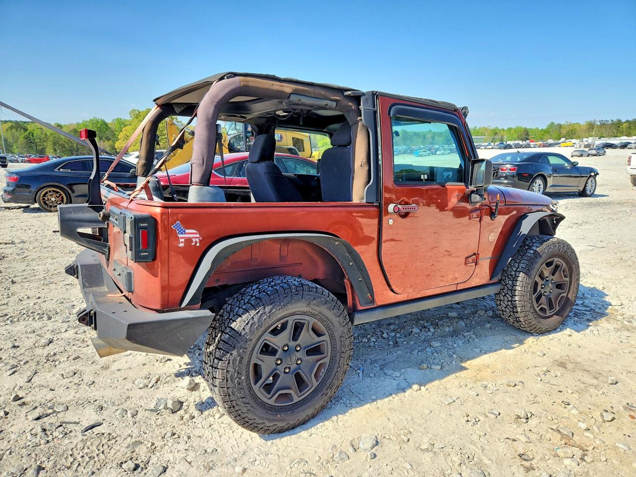 2014 Jeep Wrangler Sport Оранжевый vin: 1C4AJWAG7EL300818