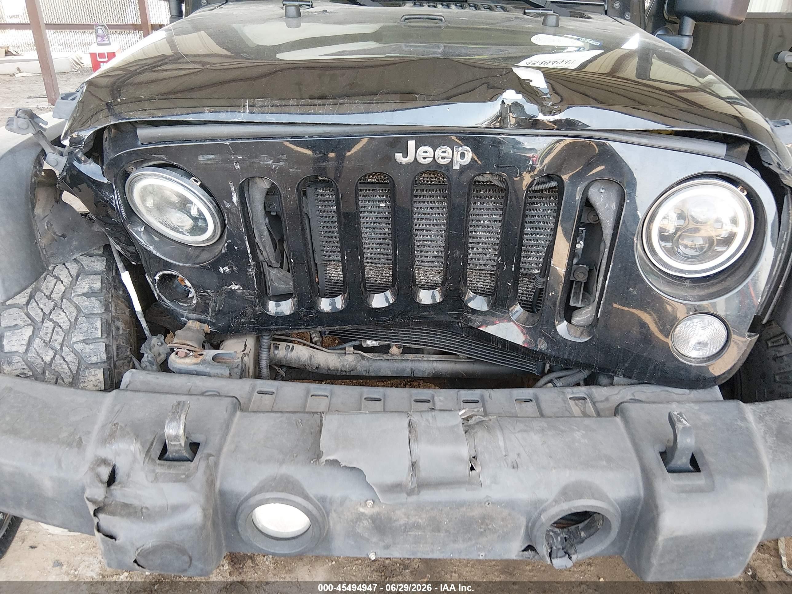 2015 Jeep Wrangler Sport Черный vin: 1C4AJWAG7FL542171