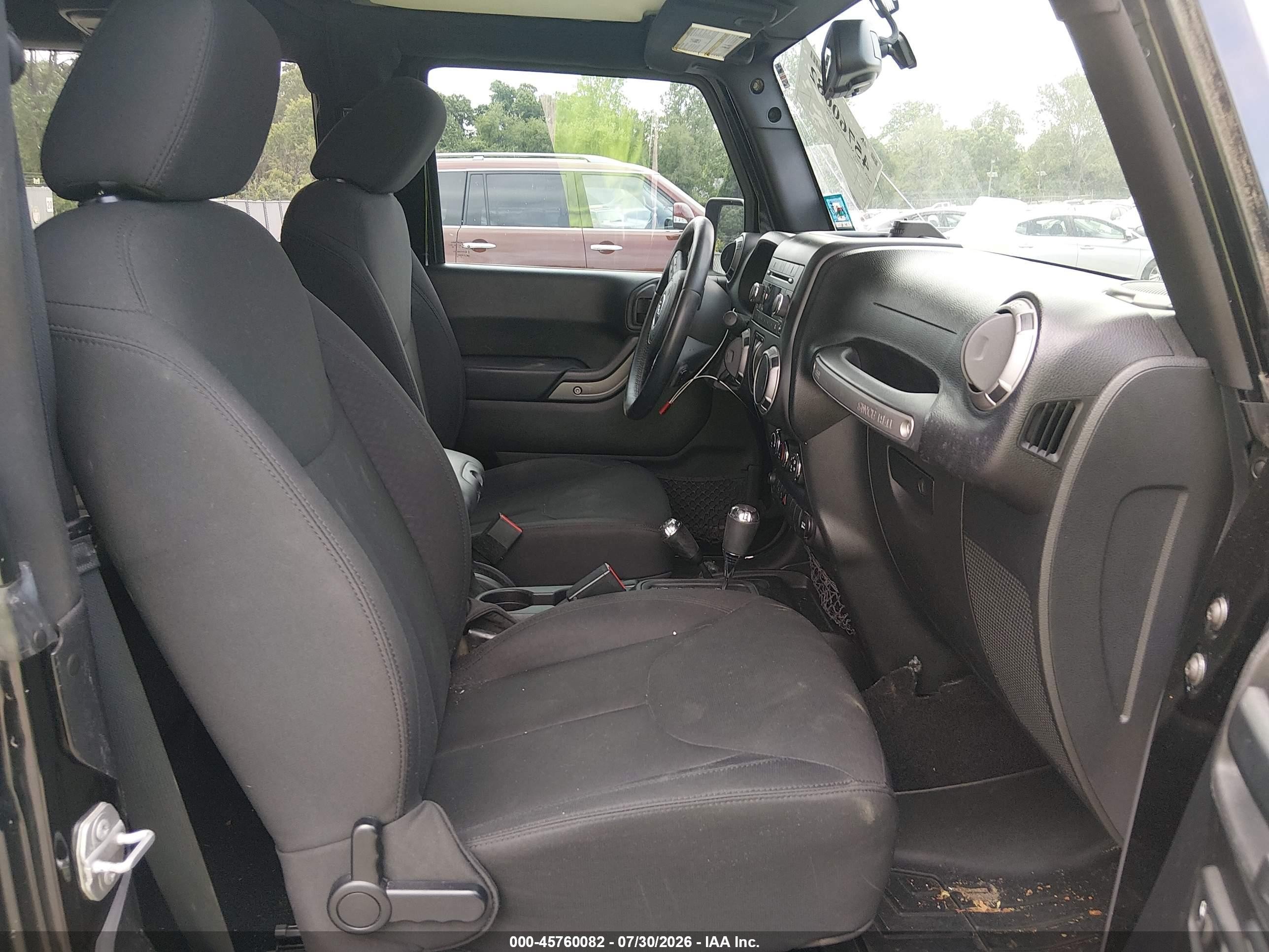 2015 Jeep Wrangler Sport Black vin: 1C4AJWAG7FL748073