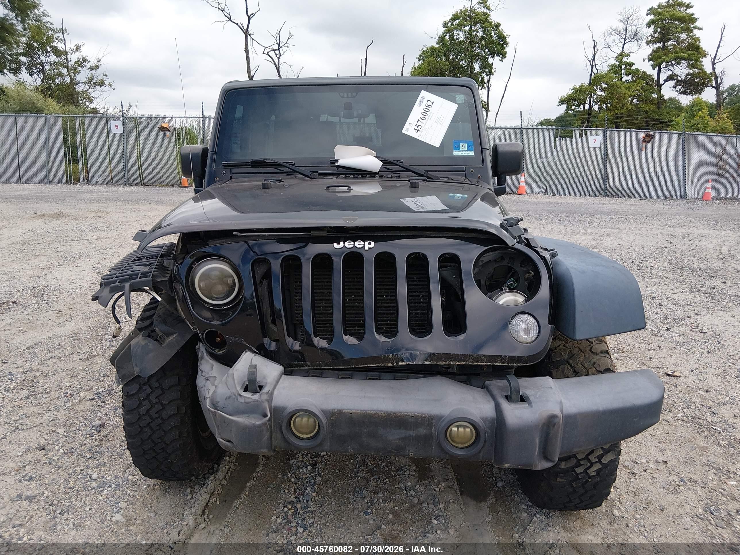 2015 Jeep Wrangler Sport Black vin: 1C4AJWAG7FL748073