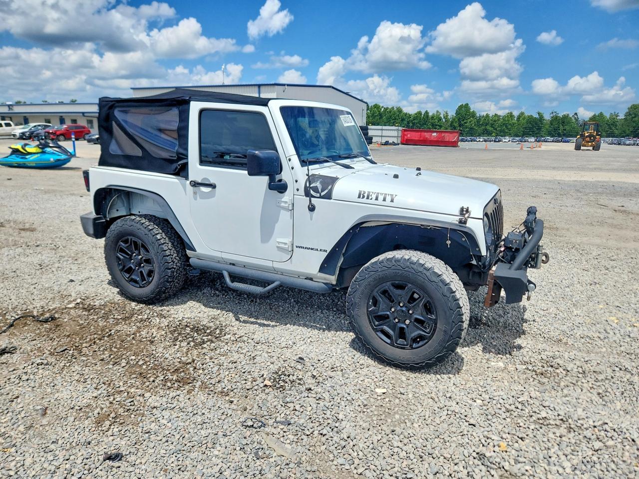 2016 Jeep Wrangler Sport White vin: 1C4AJWAG7GL124727