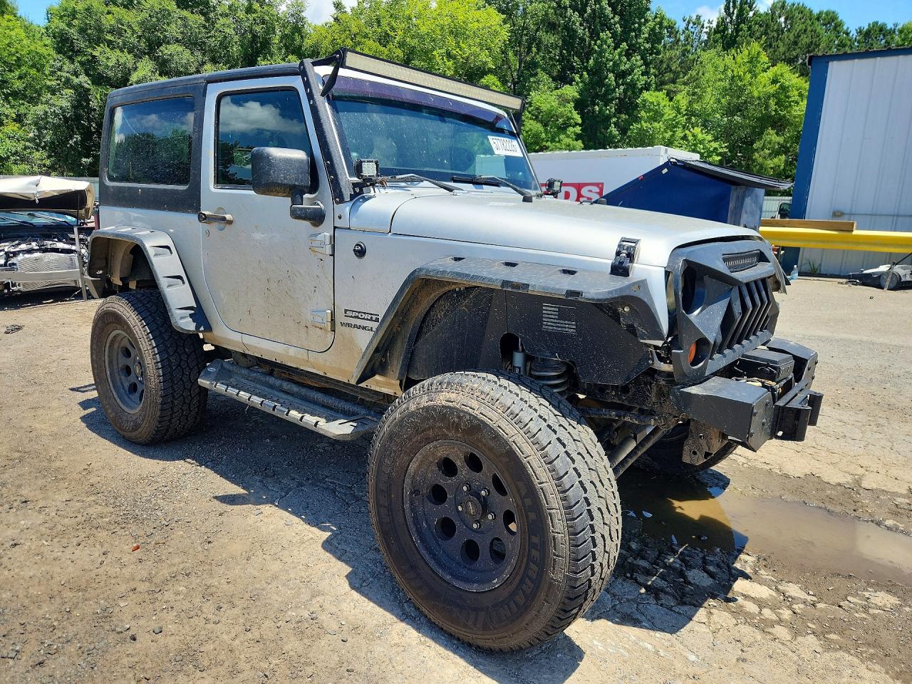 2012 Jeep Wrangler Sport Gray vin: 1C4AJWAG8CL149758