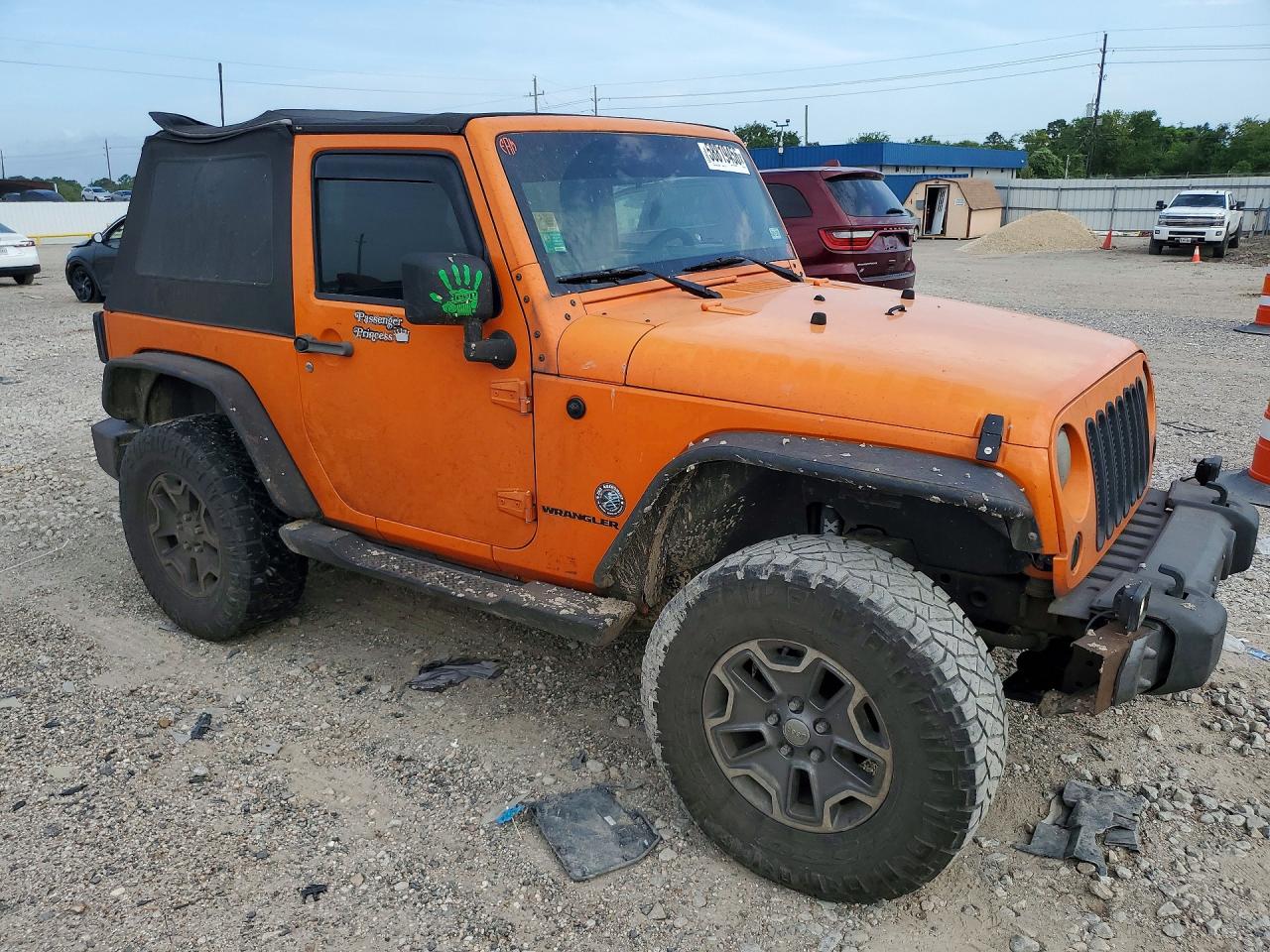 2012 Jeep Wrangler Sport Orange vin: 1C4AJWAG8CL280429