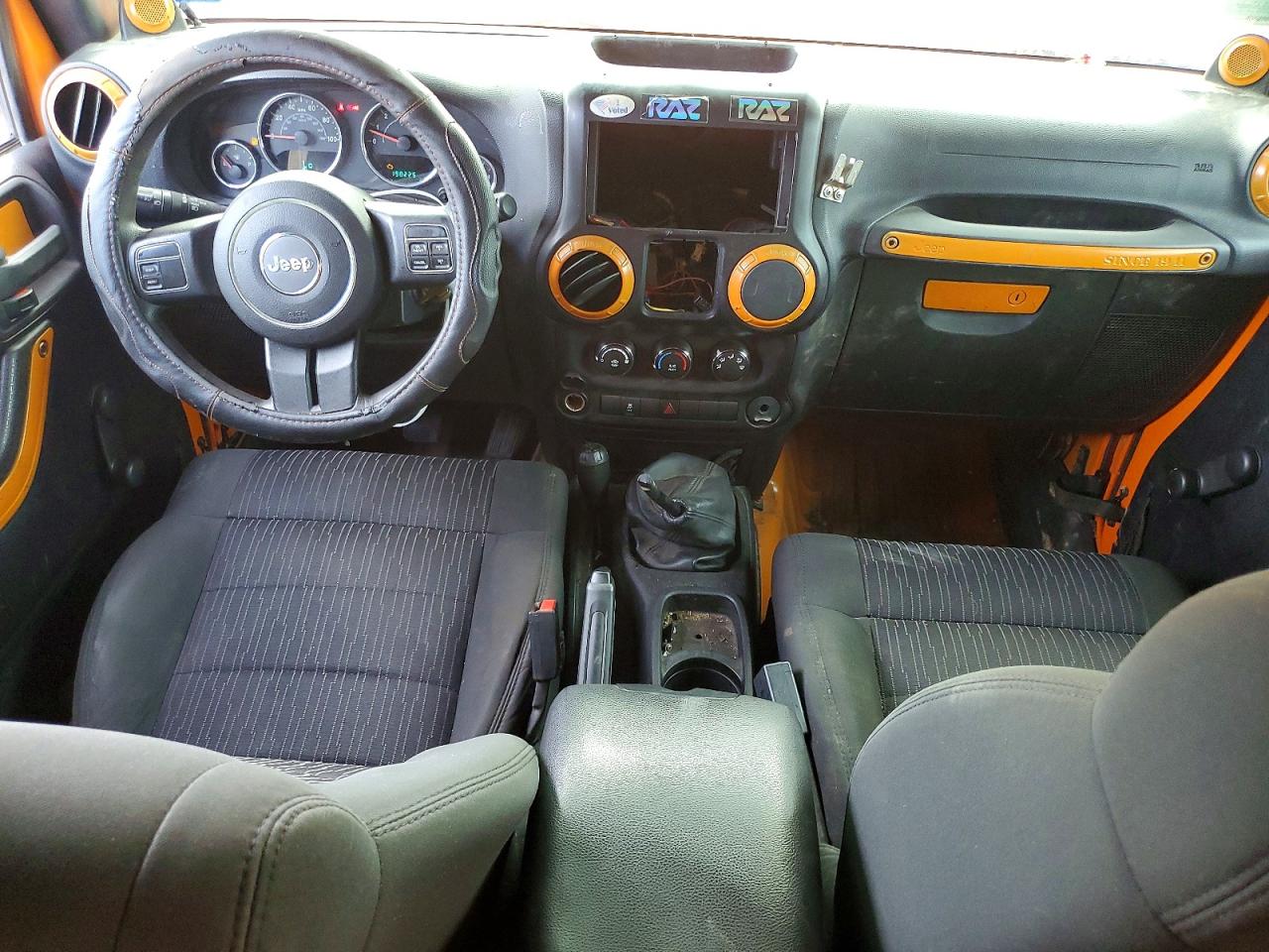 2012 Jeep Wrangler Sport Orange vin: 1C4AJWAG8CL280429