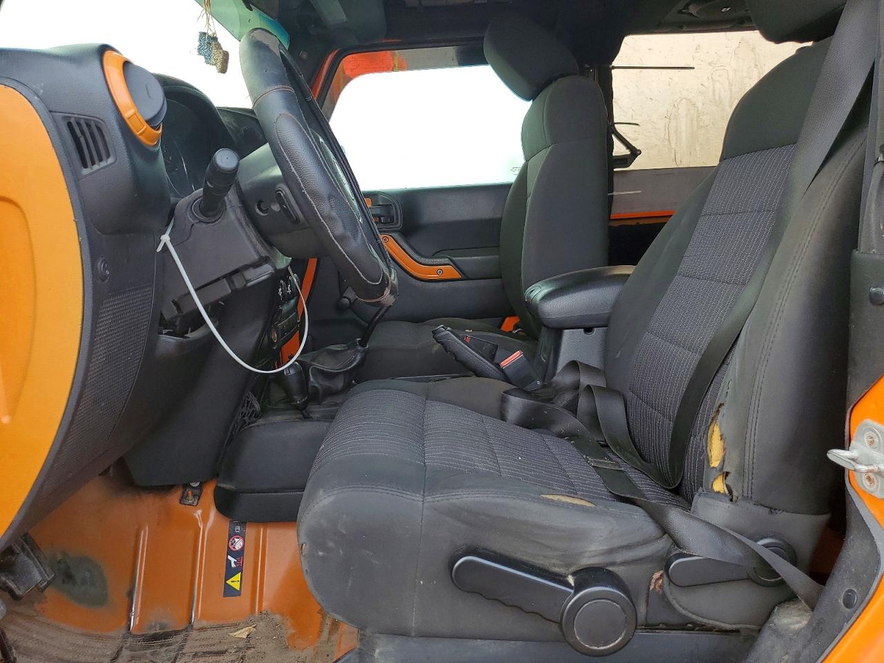 2012 Jeep Wrangler Sport Orange vin: 1C4AJWAG8CL280429