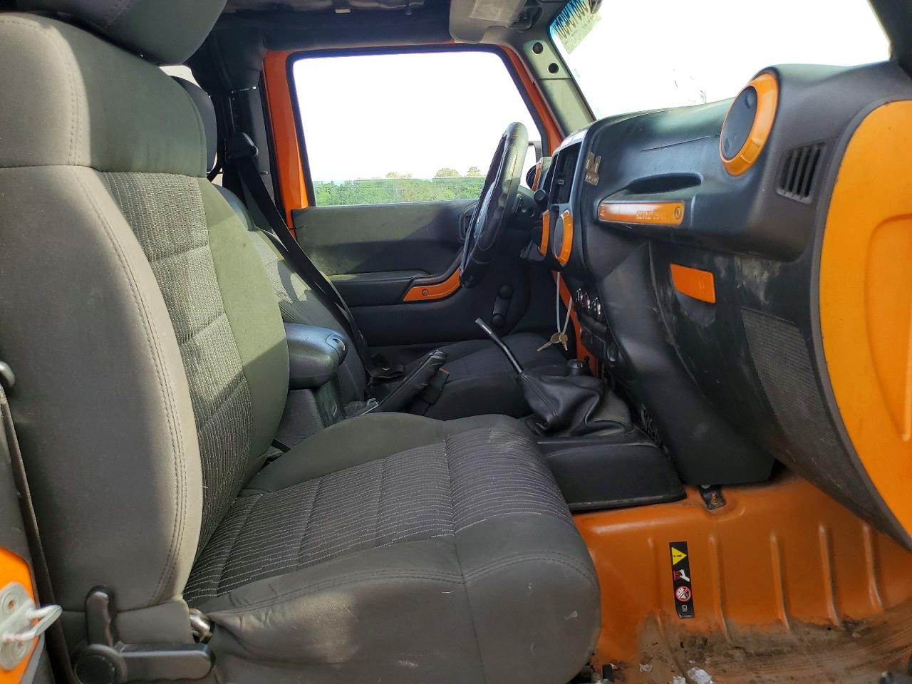 2012 Jeep Wrangler Sport Orange vin: 1C4AJWAG8CL280429