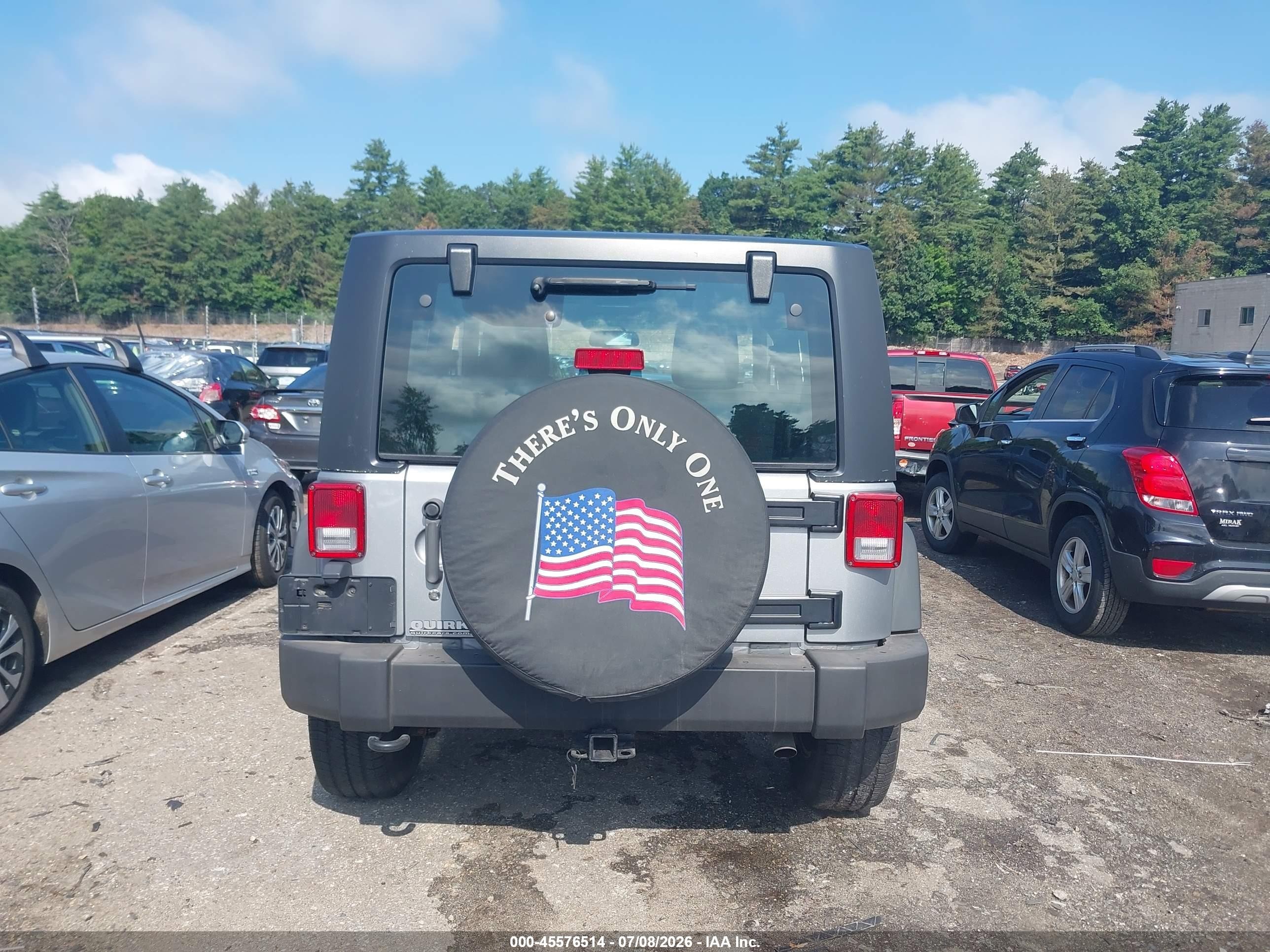 2013 Jeep Wrangler Sport Серебряный vin: 1C4AJWAG8DL549546
