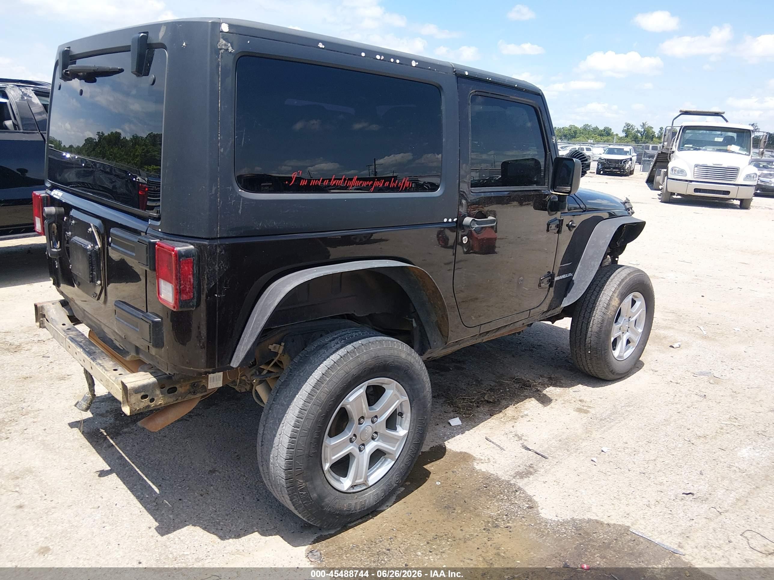 2013 Jeep Wrangler Sport Черный vin: 1C4AJWAG8DL649419