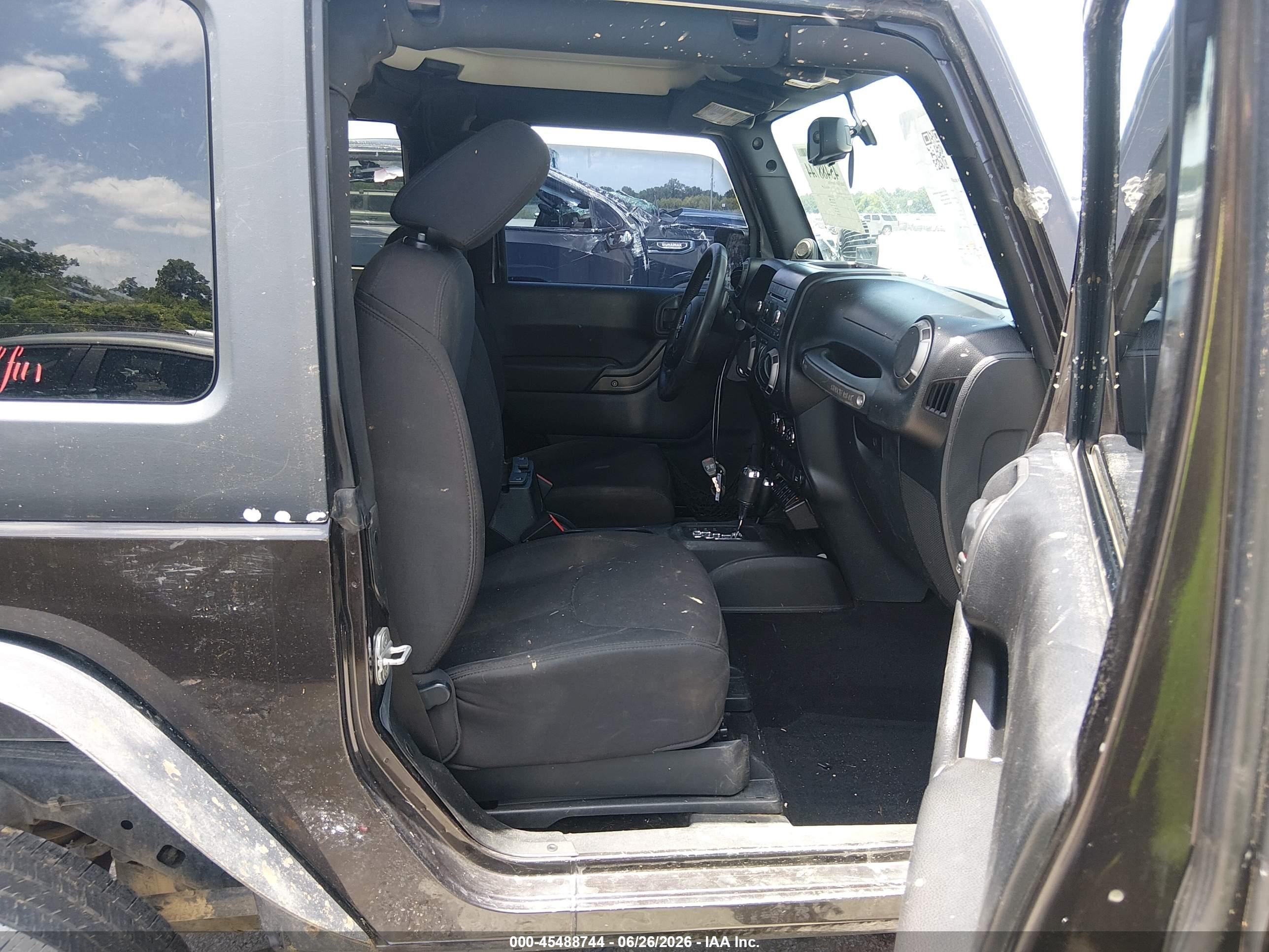 2013 Jeep Wrangler Sport Черный vin: 1C4AJWAG8DL649419