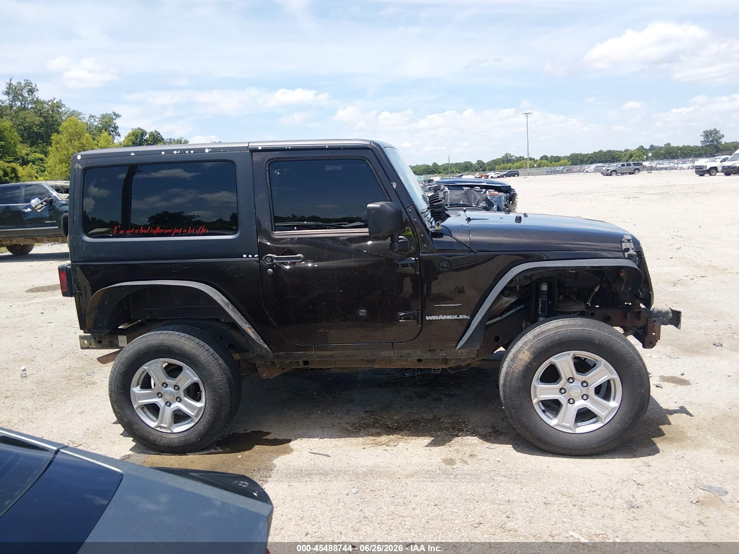 2013 Jeep Wrangler Sport Черный vin: 1C4AJWAG8DL649419
