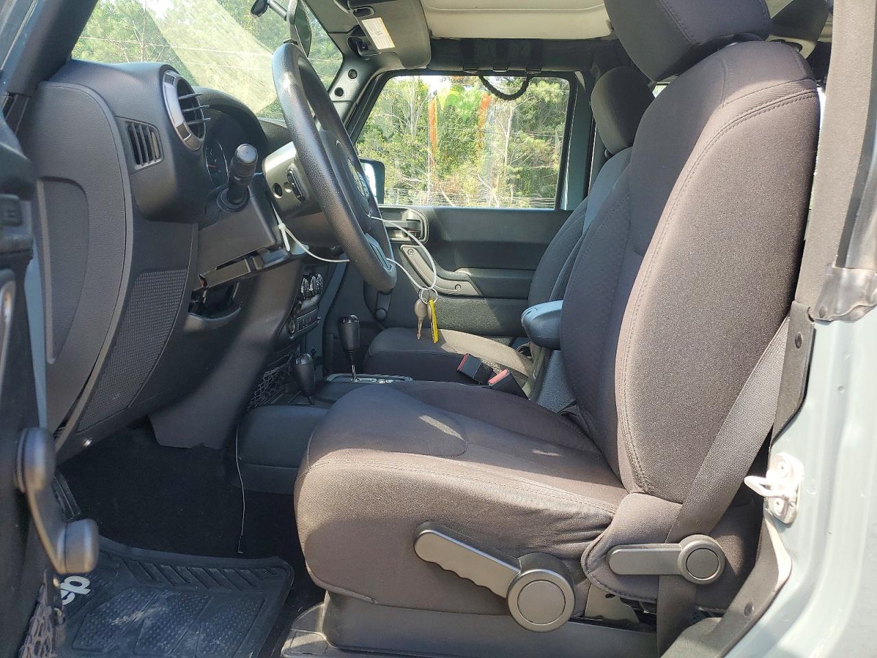 2014 Jeep Wrangler Sport Gray vin: 1C4AJWAG8EL107237