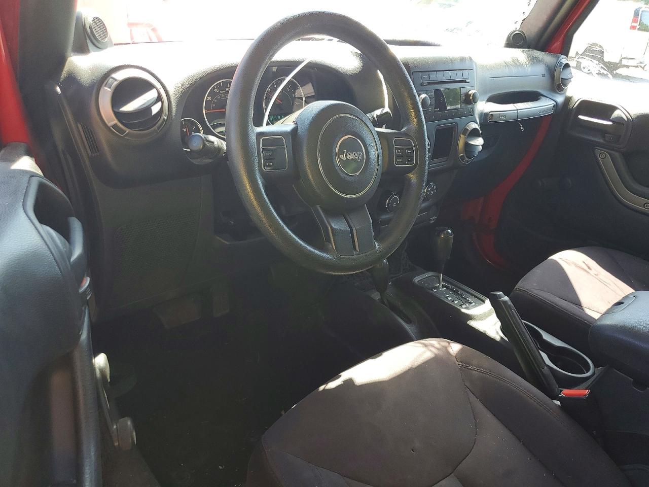 2014 Jeep Wrangler Sport Красный vin: 1C4AJWAG8EL157894