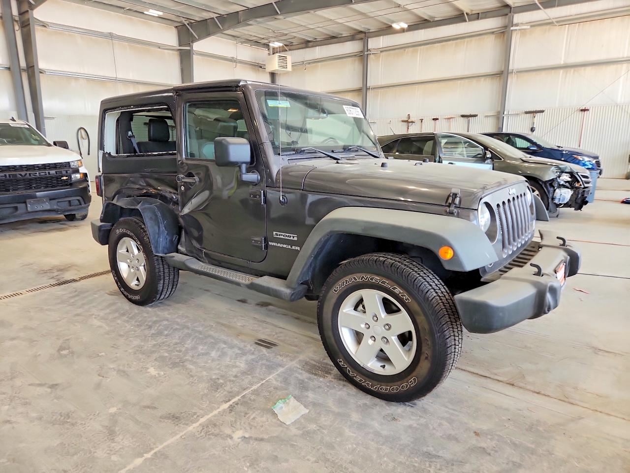 2014 Jeep Wrangler Sport Black vin: 1C4AJWAG8EL169253