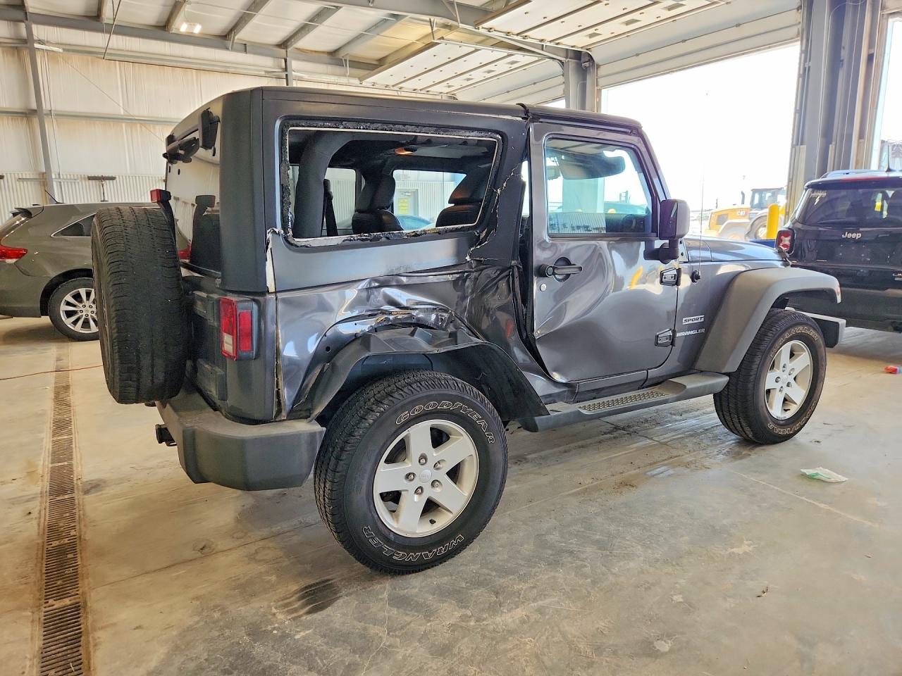 2014 Jeep Wrangler Sport Black vin: 1C4AJWAG8EL169253