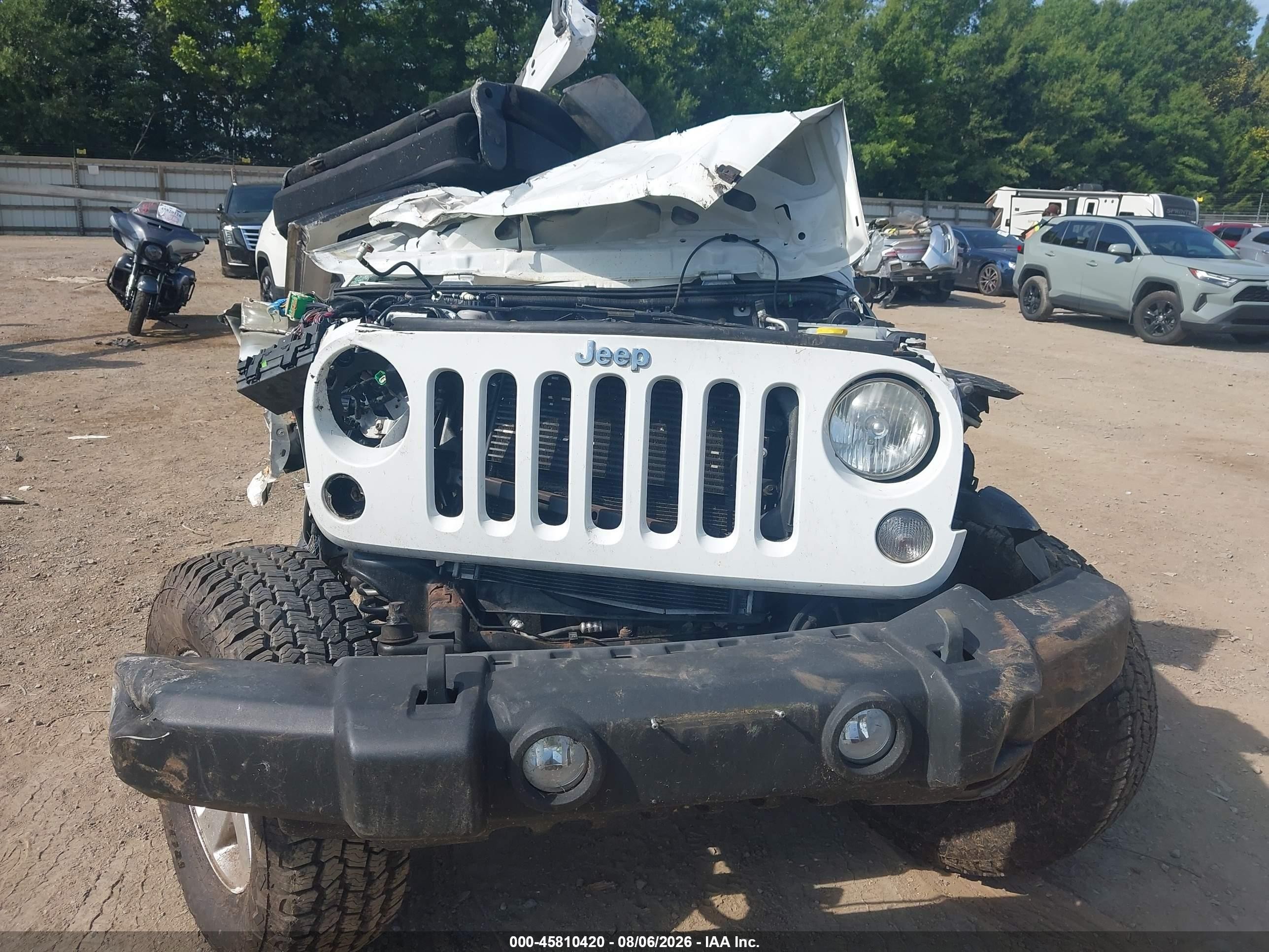 2014 Jeep Wrangler Sport Белый vin: 1C4AJWAG8EL198039