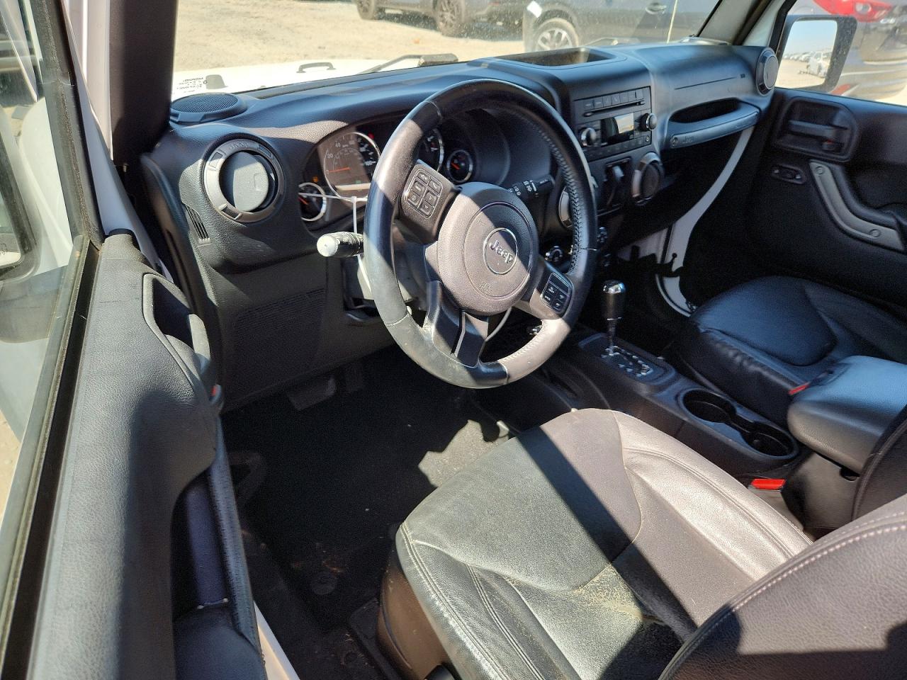 2015 Jeep Wrangler Sport White vin: 1C4AJWAG8FL613488