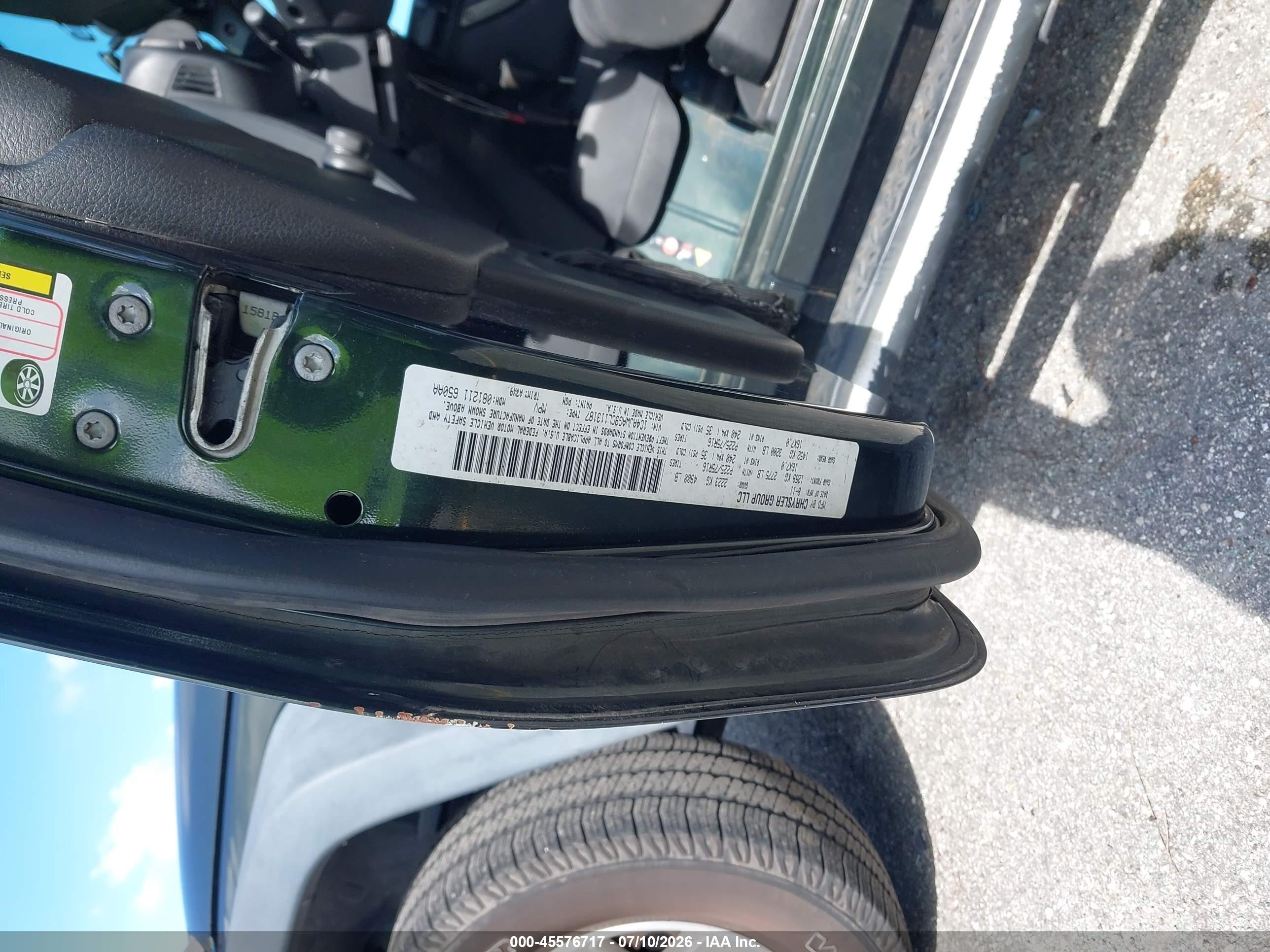 2012 Jeep Wrangler Sport Green vin: 1C4AJWAG9CL113187