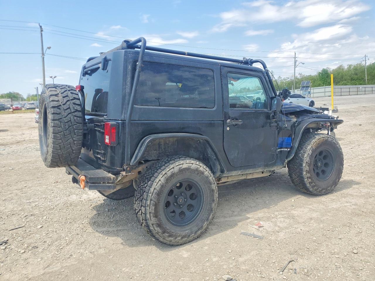 2012 Jeep Wrangler Sport Black vin: 1C4AJWAG9CL256351