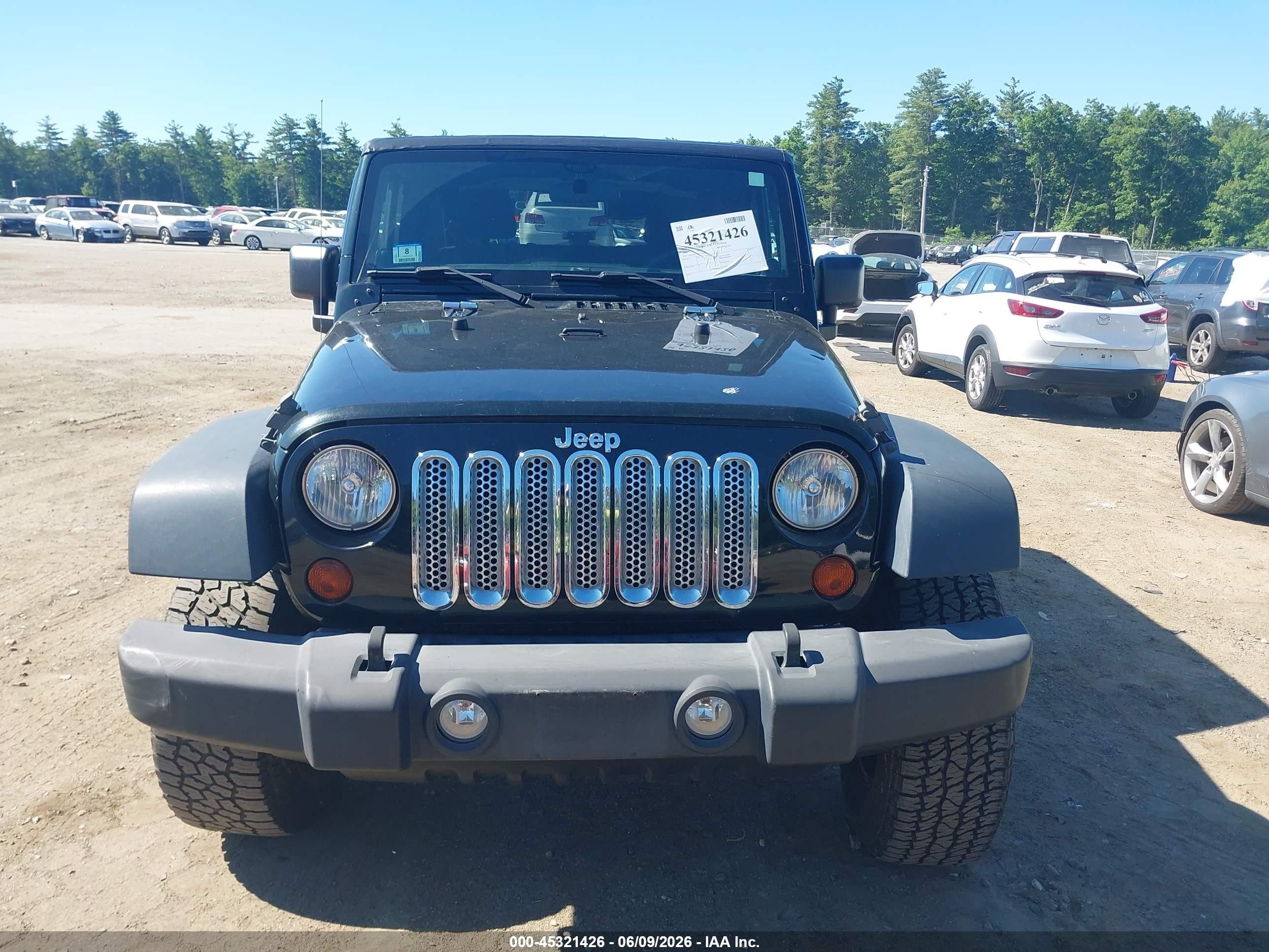 2012 Jeep Wrangler Sport Black vin: 1C4AJWAG9CL258200