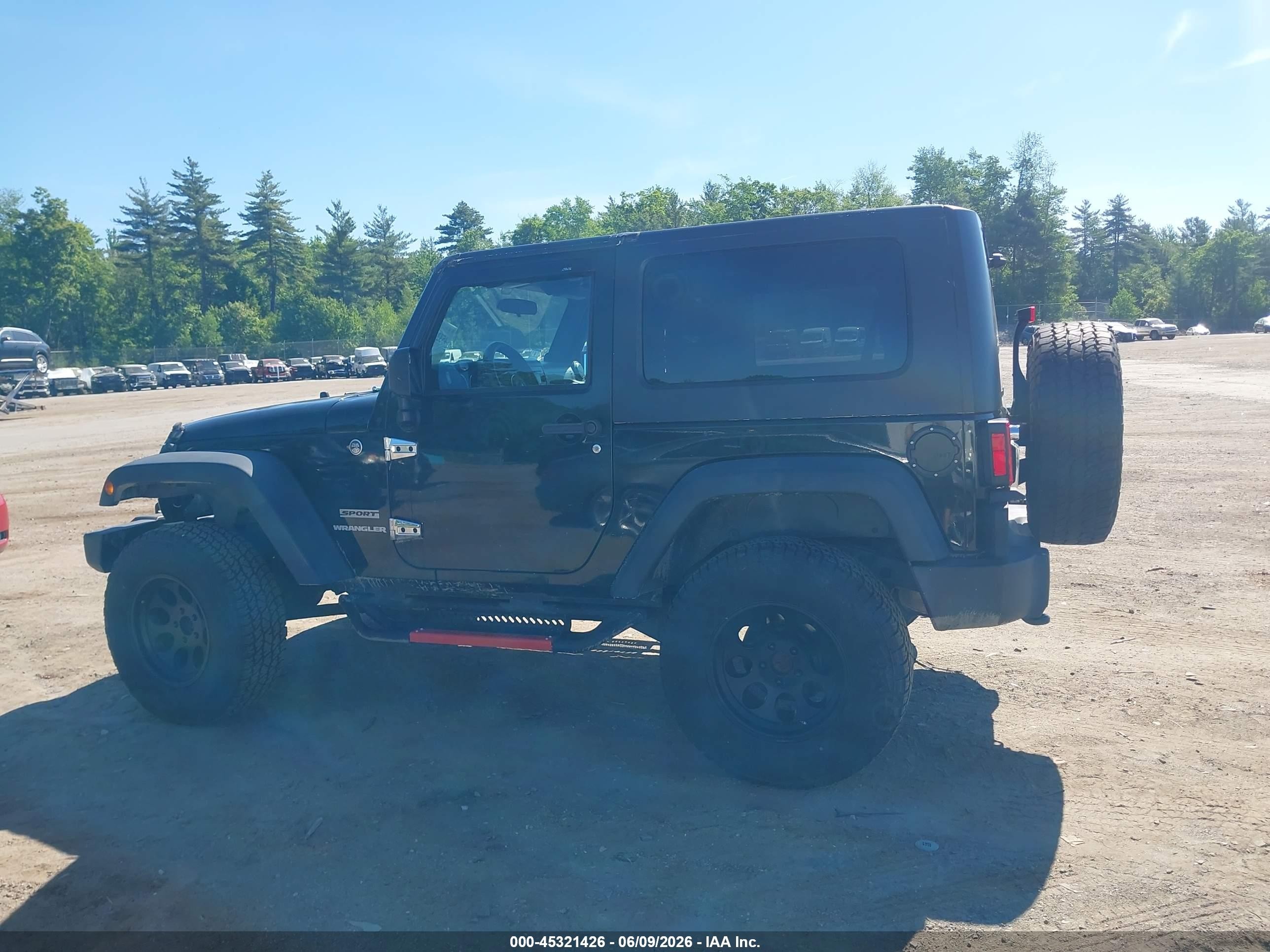 2012 Jeep Wrangler Sport Black vin: 1C4AJWAG9CL258200