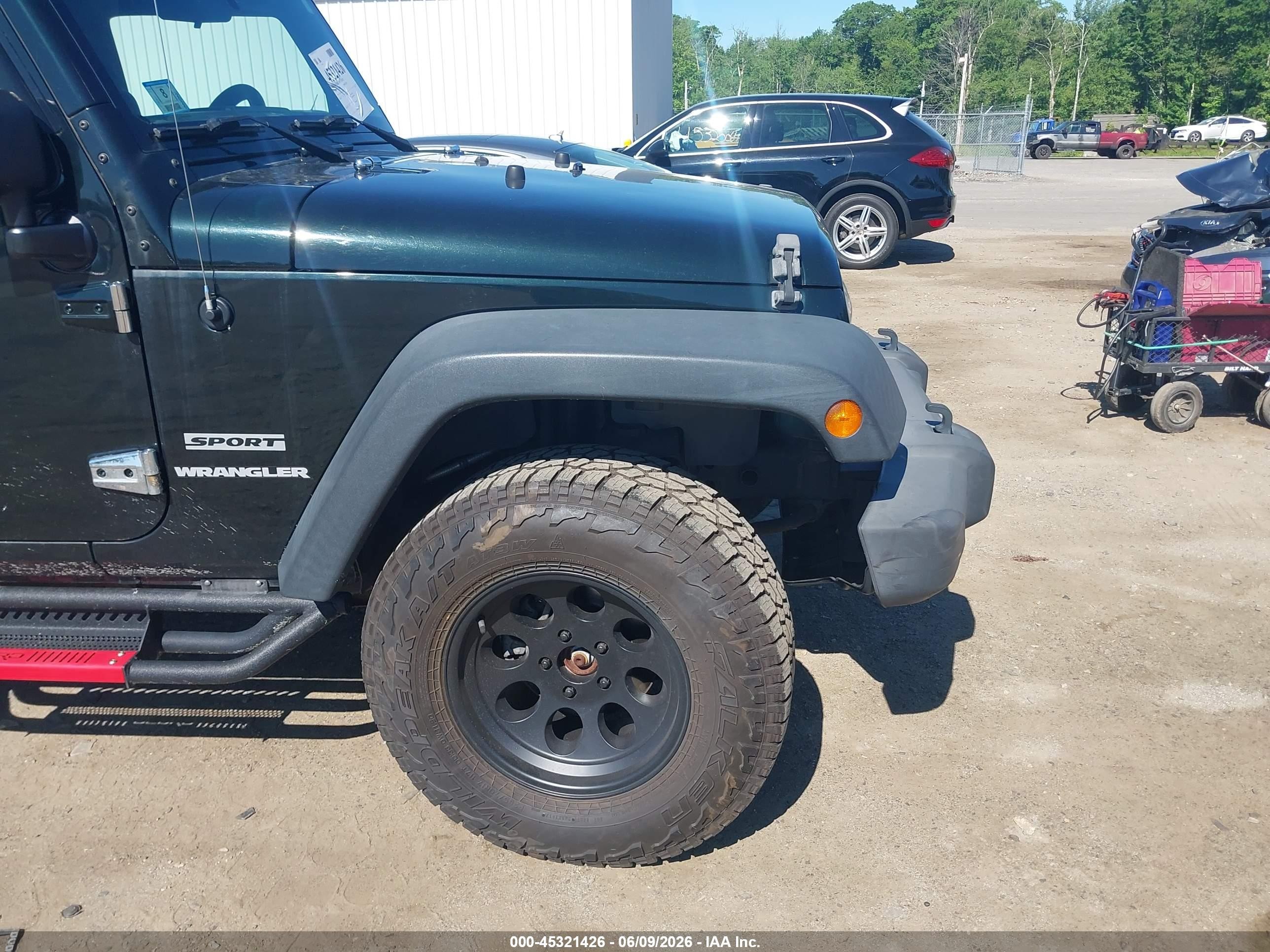 2012 Jeep Wrangler Sport Black vin: 1C4AJWAG9CL258200