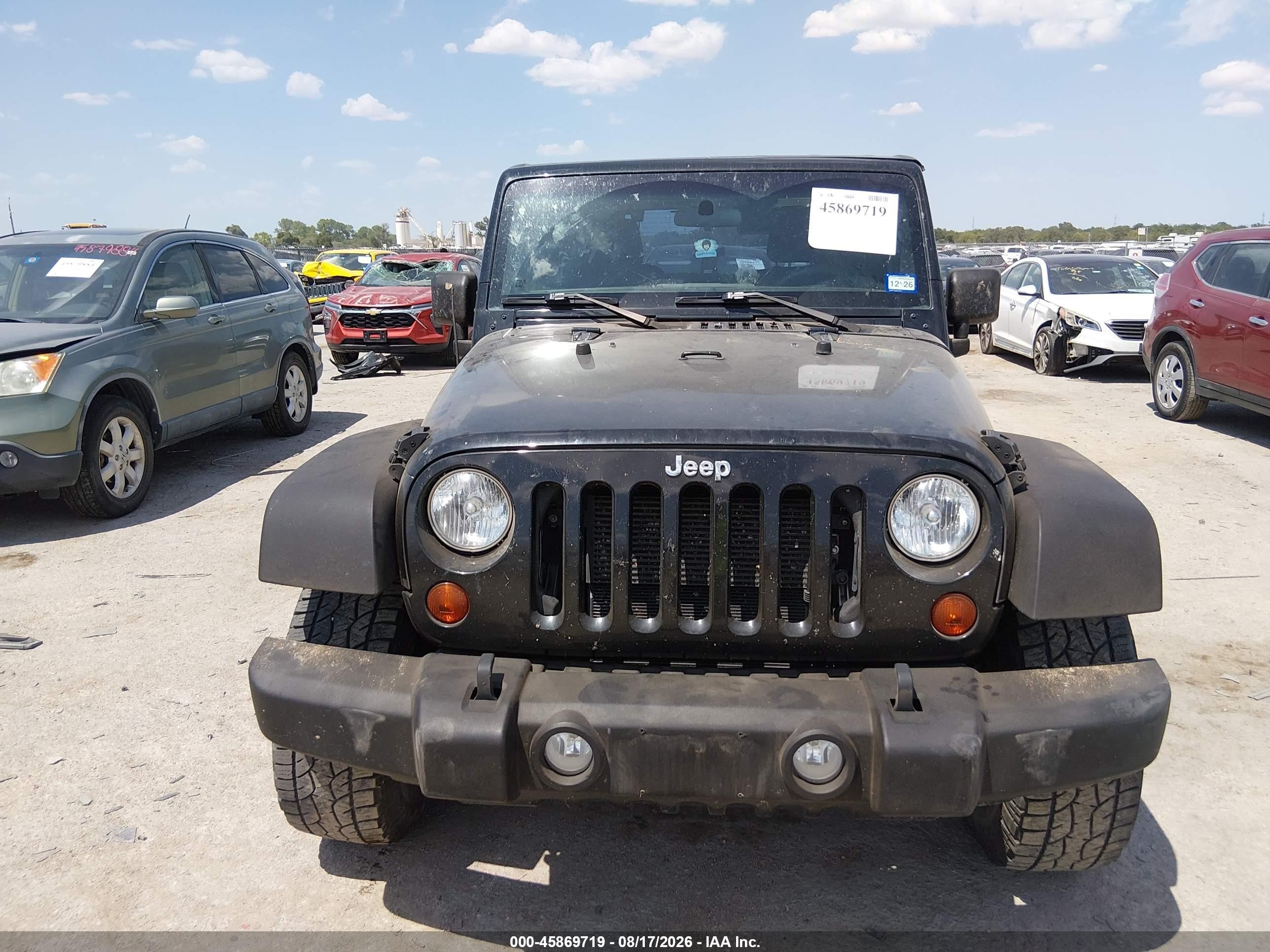 2013 Jeep Wrangler Sport Black vin: 1C4AJWAG9DL574603