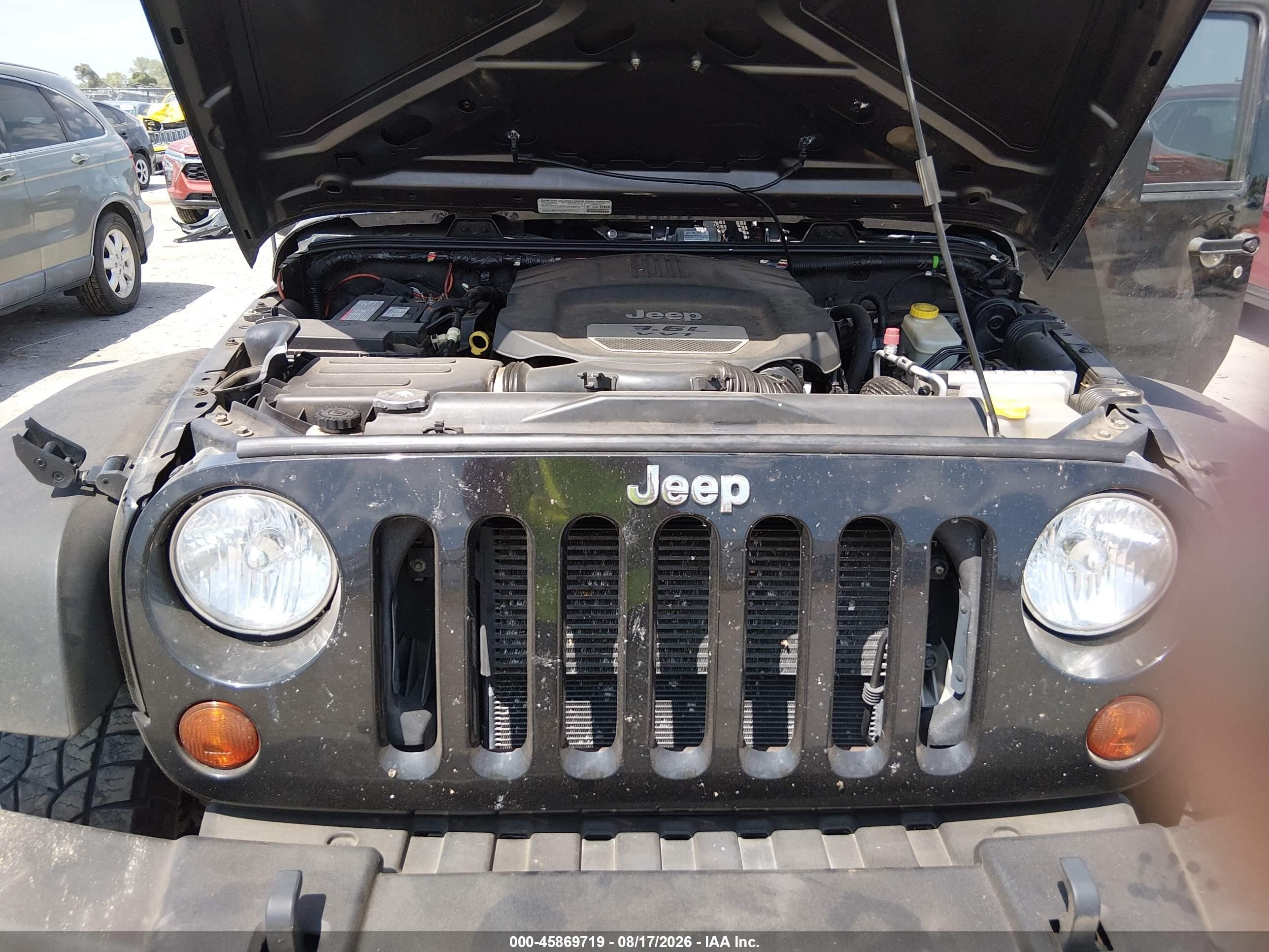 2013 Jeep Wrangler Sport Black vin: 1C4AJWAG9DL574603