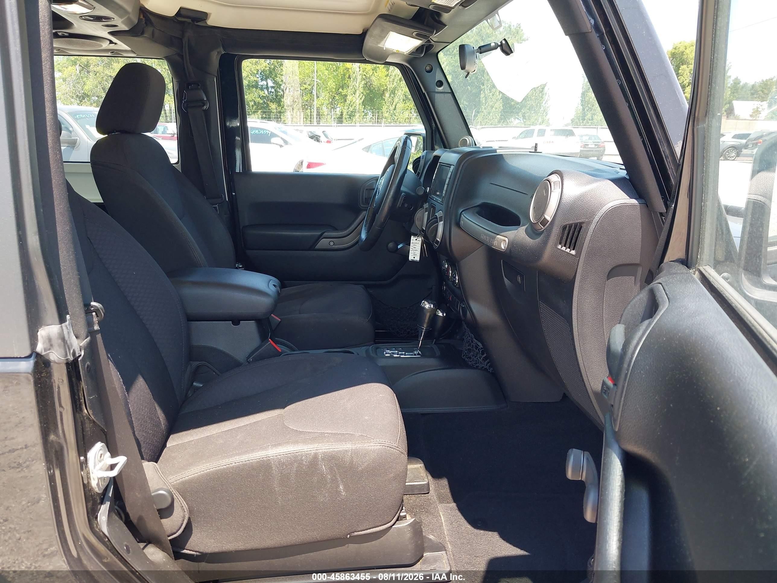 2014 Jeep Wrangler Sport Black vin: 1C4AJWAG9EL108719