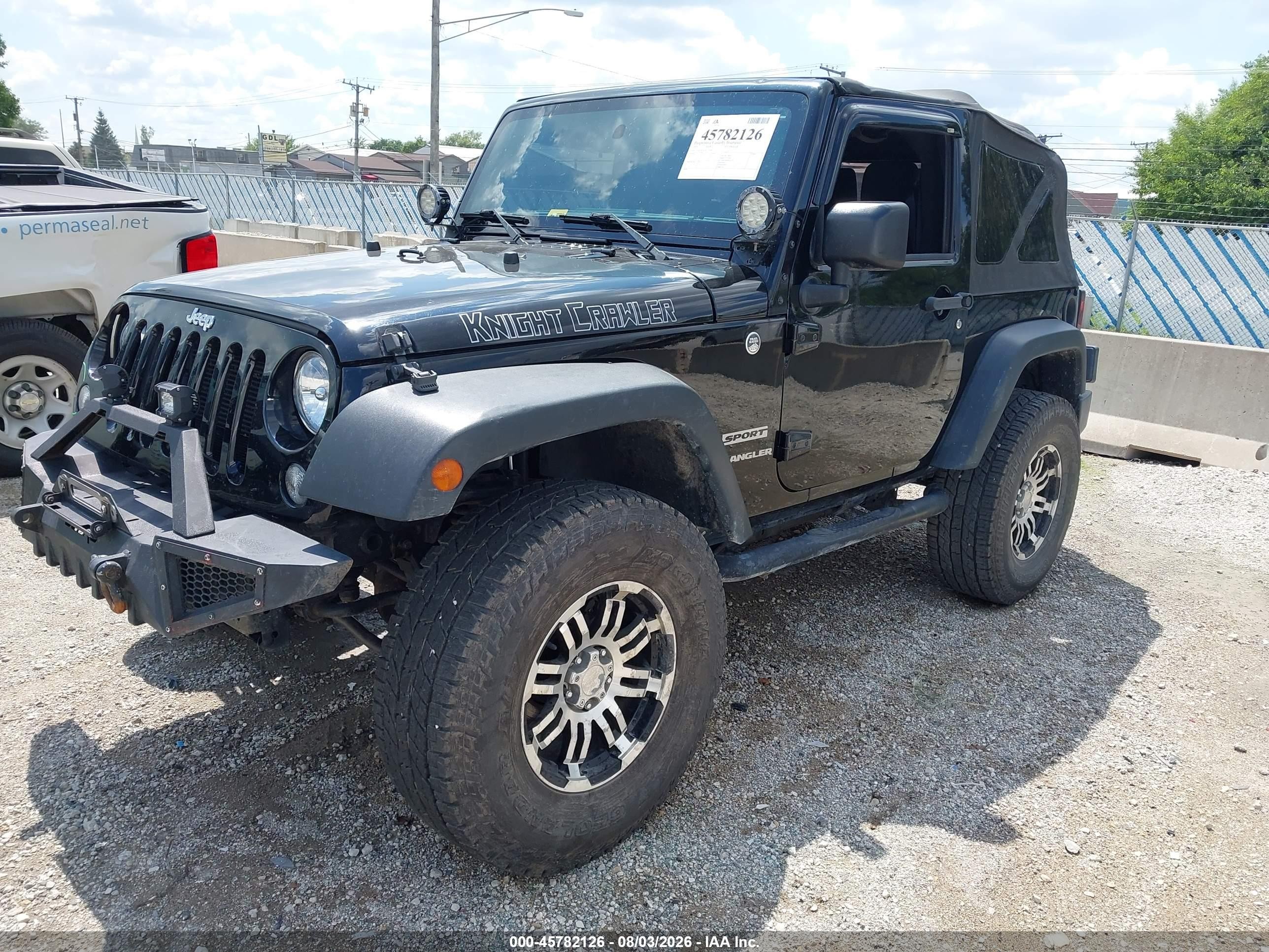 2015 Jeep Wrangler Sport Black vin: 1C4AJWAG9FL531950