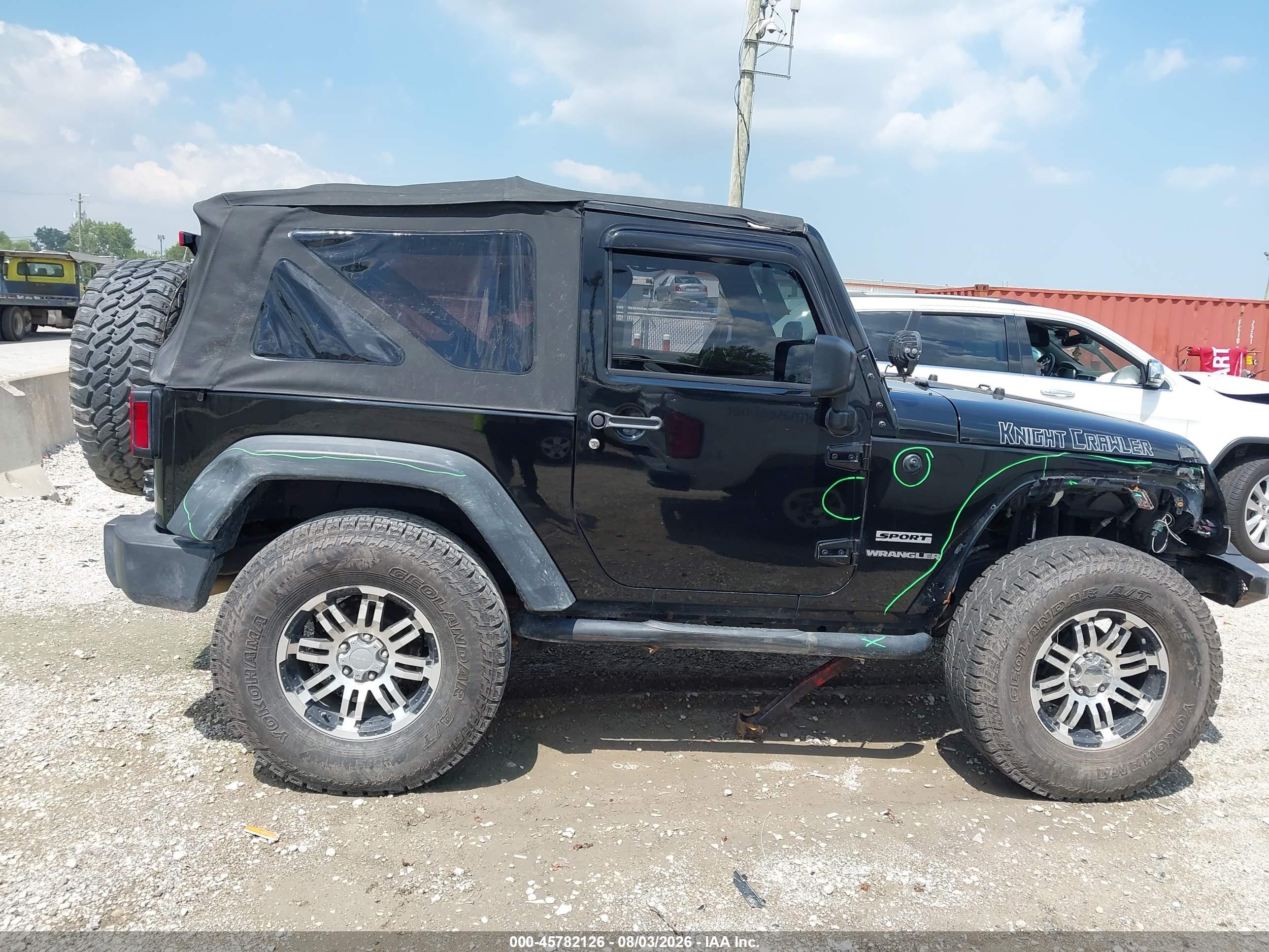 2015 Jeep Wrangler Sport Black vin: 1C4AJWAG9FL531950
