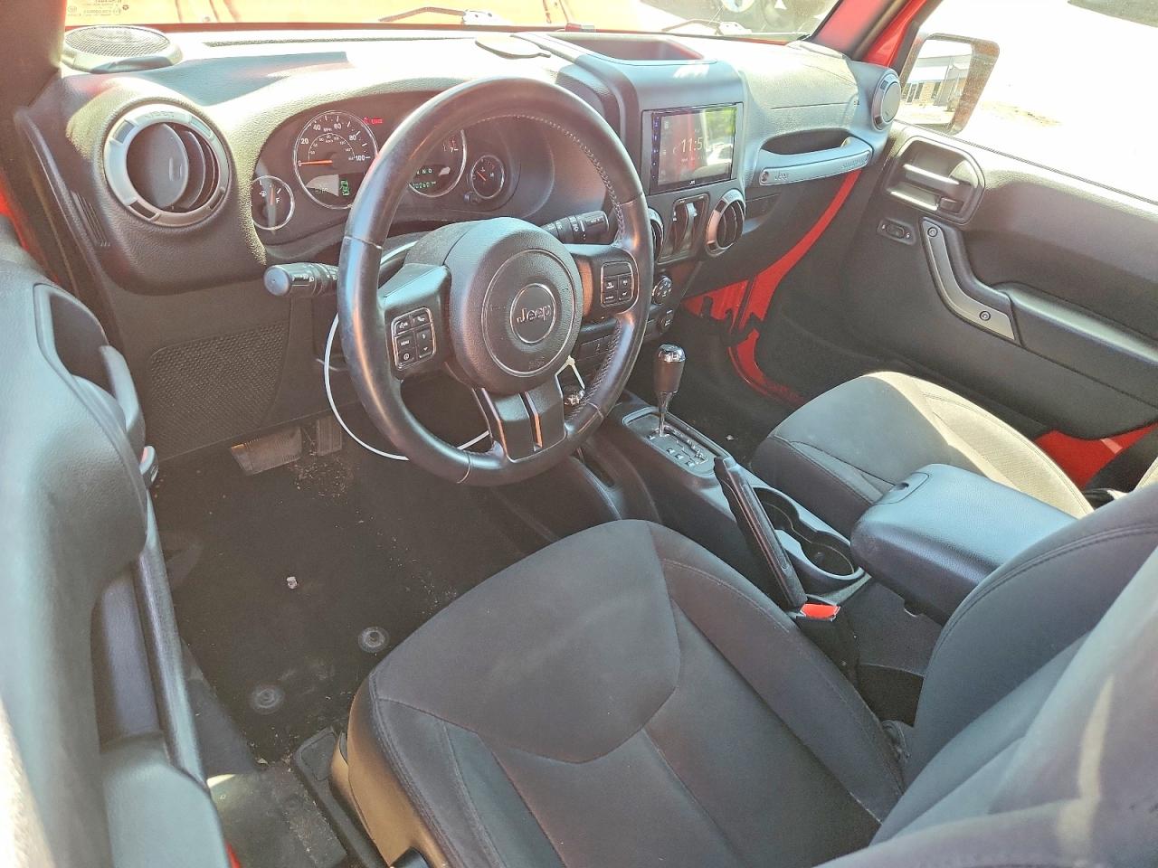 2015 Jeep Wrangler Sport Red vin: 1C4AJWAG9FL659153