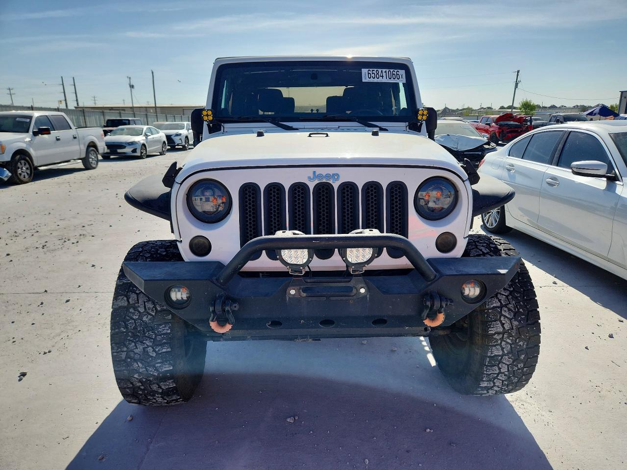2012 Jeep Wrangler Sport White vin: 1C4AJWAGXCL101629